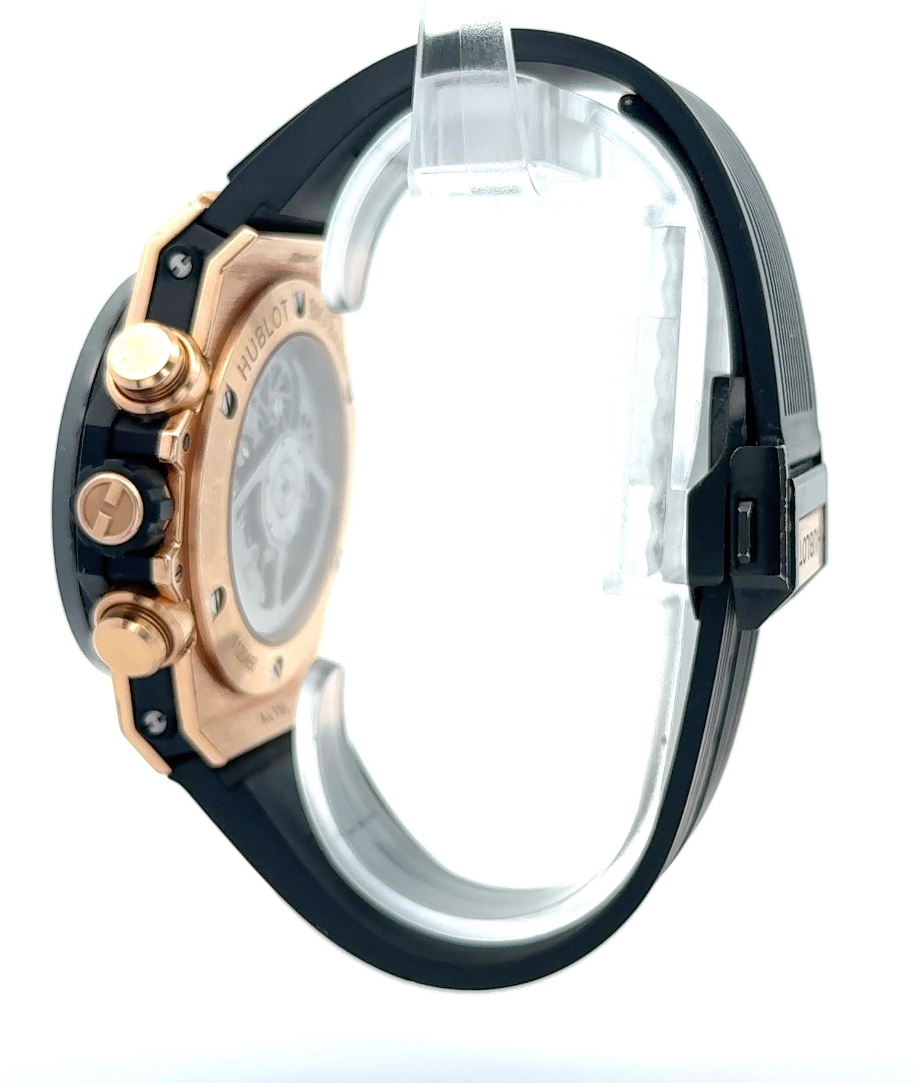 Hublot Big Bang Unico King Gold 18k Rose Gold Ceramic 44mm Watch