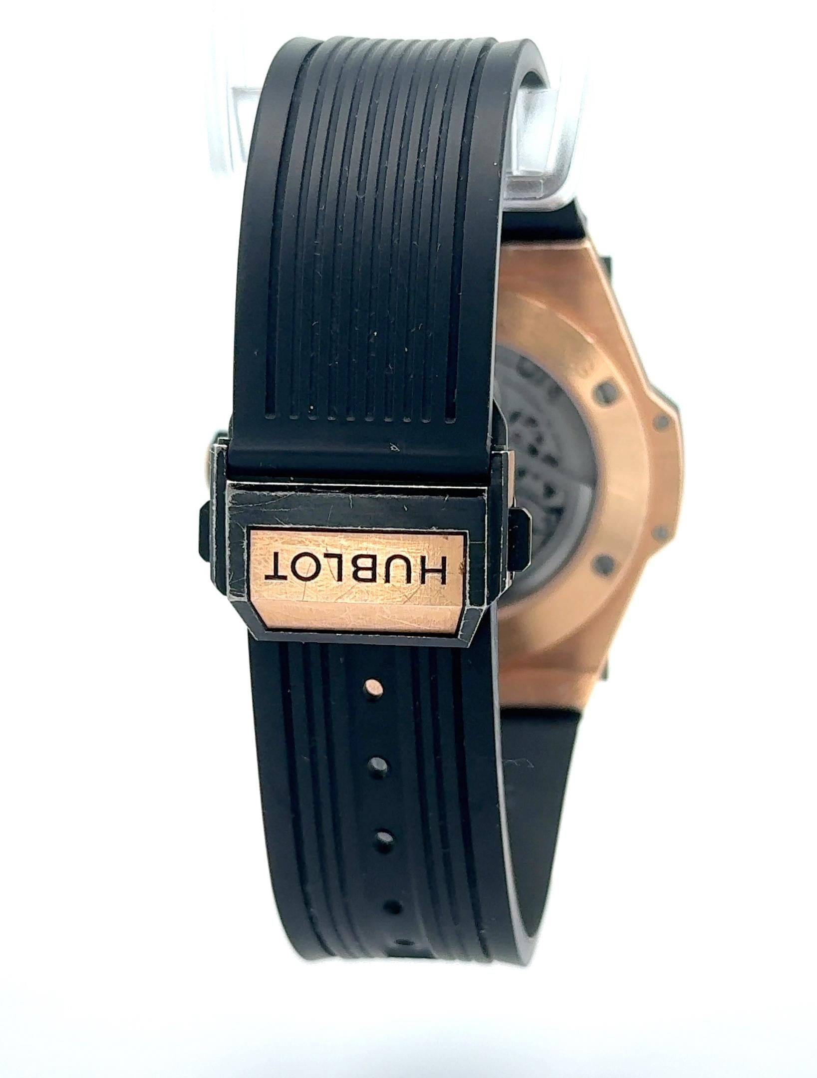 Hublot Big Bang Unico King Gold 18k Rose Gold Ceramic 44mm Watch