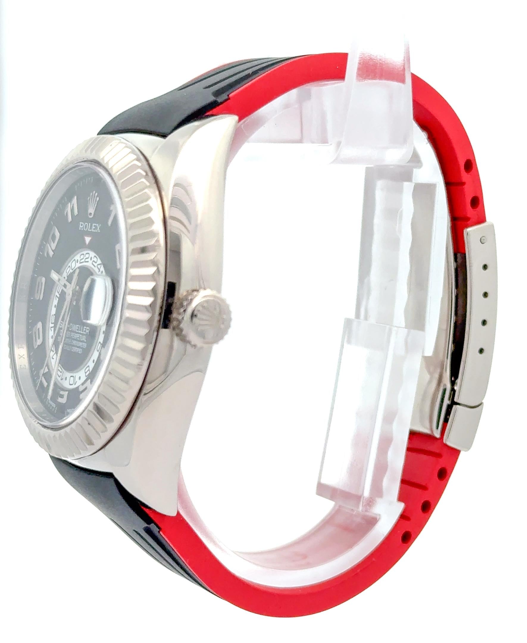 Rolex 2019 Sky-Dweller - 326139 White Gold Black Dial Watch