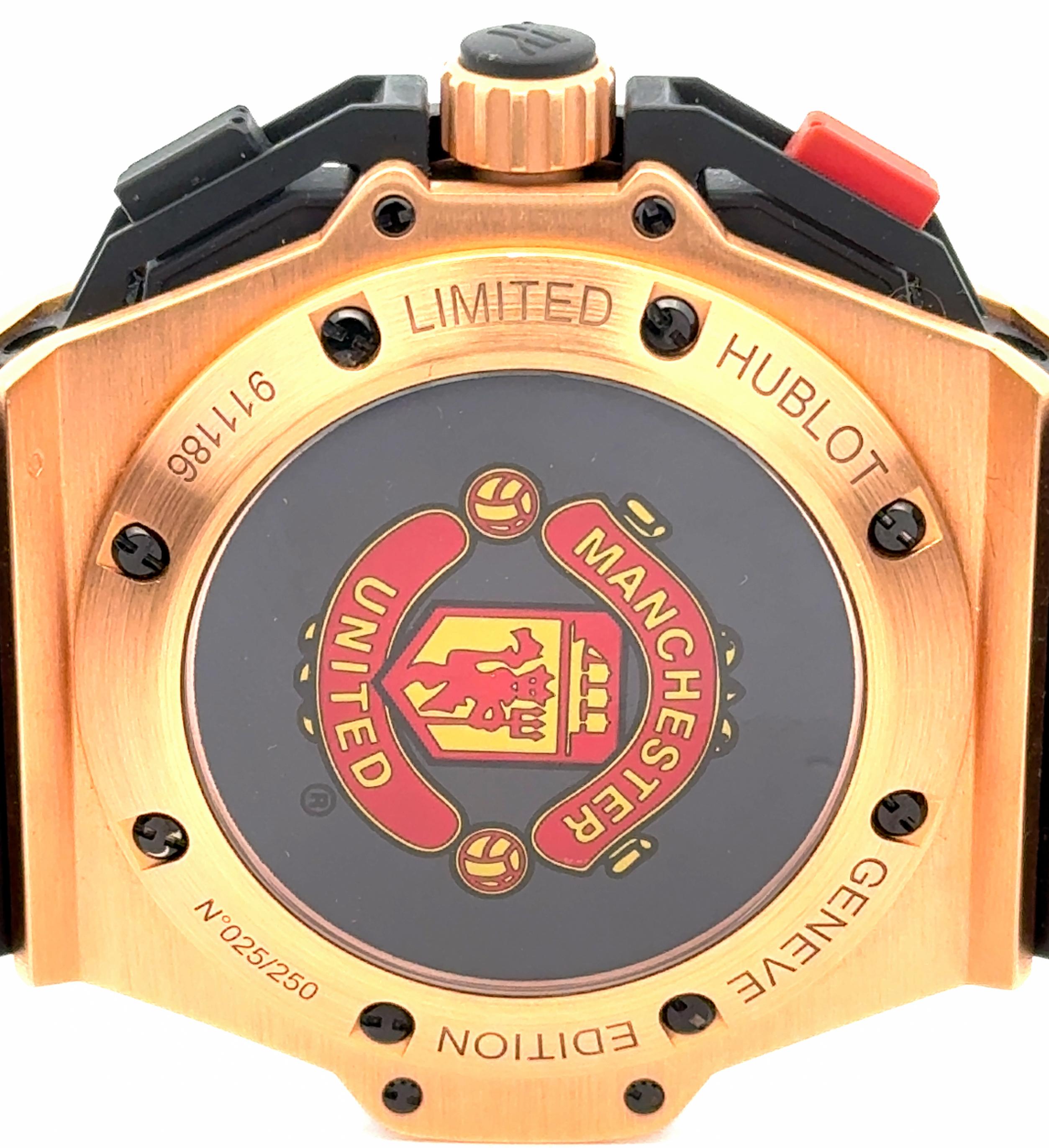 Hublot Big Bang King Power "Red Devil" Manchester United Rose Gold 25/250 Watch