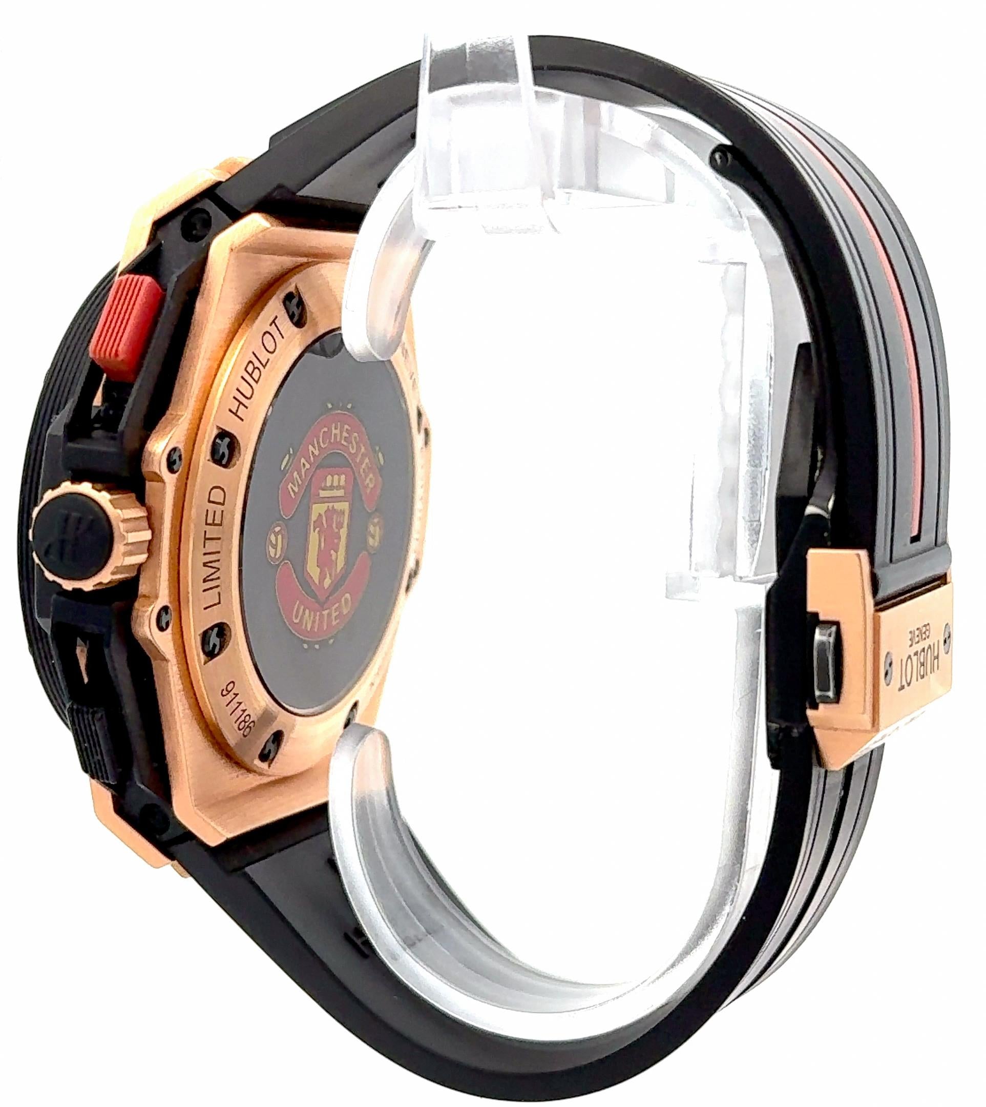 Hublot Big Bang King Power "Red Devil" Manchester United Rose Gold 25/250 Watch