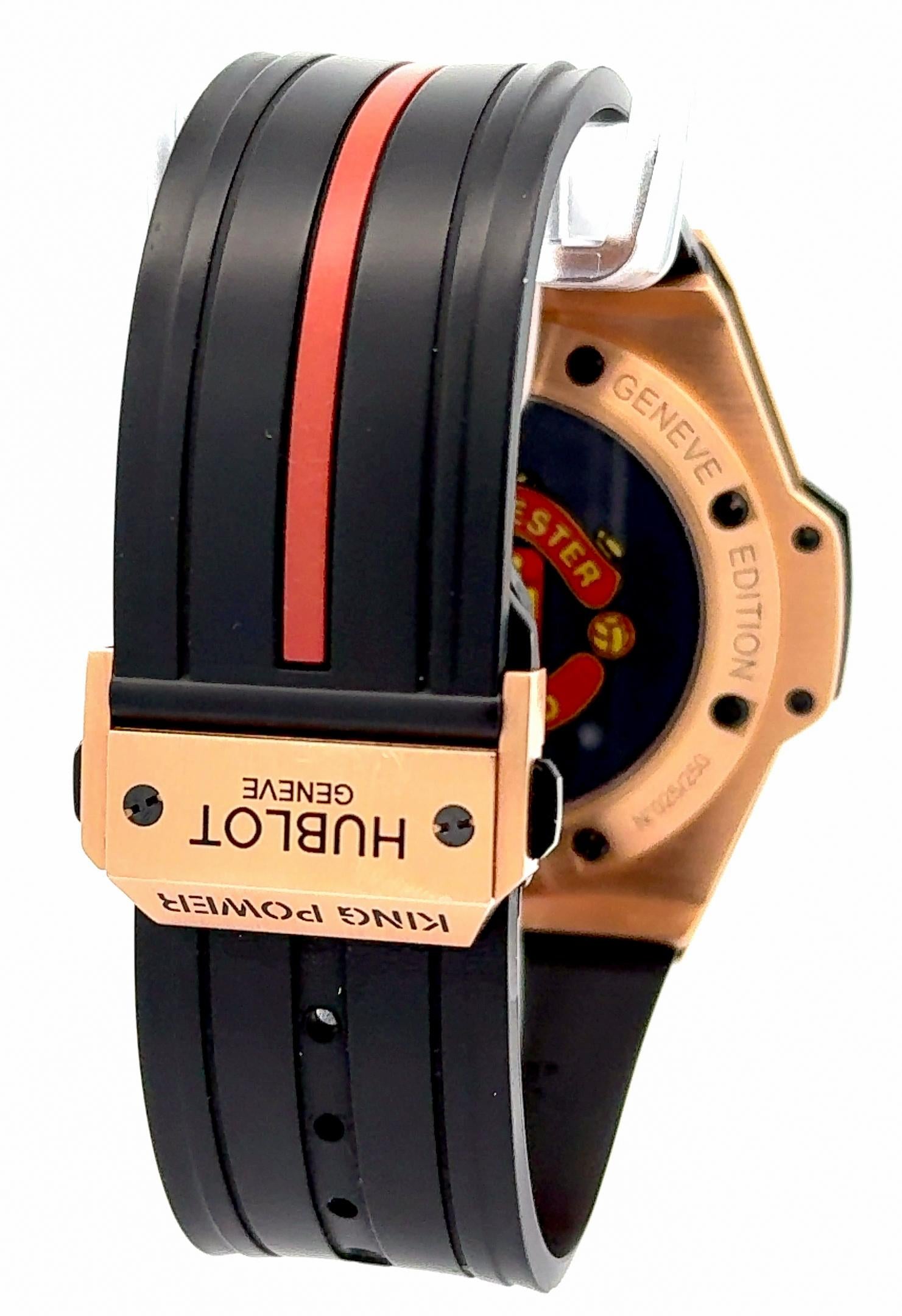 Hublot Big Bang King Power "Red Devil" Manchester United Rose Gold 25/250 Watch