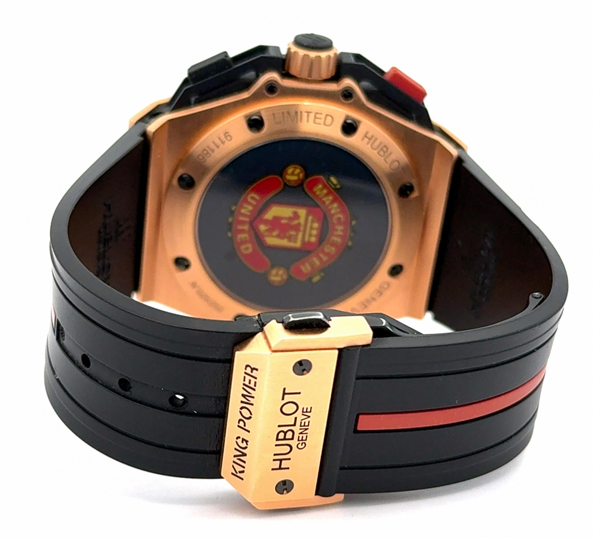 Hublot Big Bang King Power "Red Devil" Manchester United Rose Gold 25/250 Watch