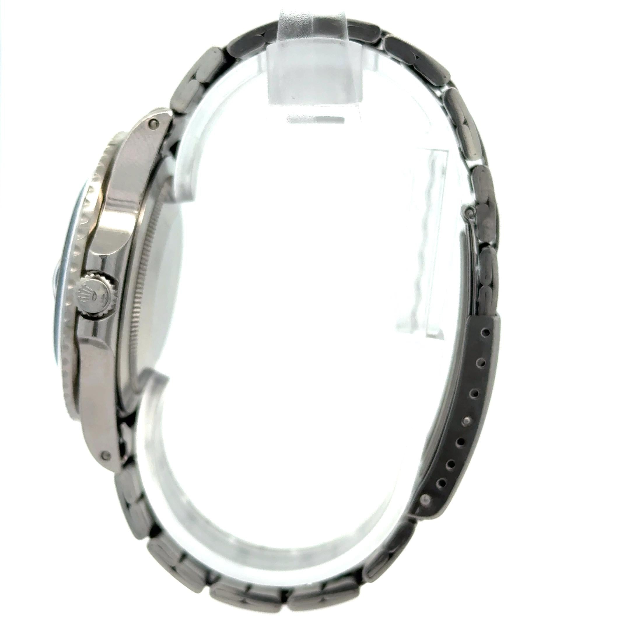 Rolex 1973 GMT-Master 1675 Blue Bezel Stainless Steel Watch w/ Box and Papers