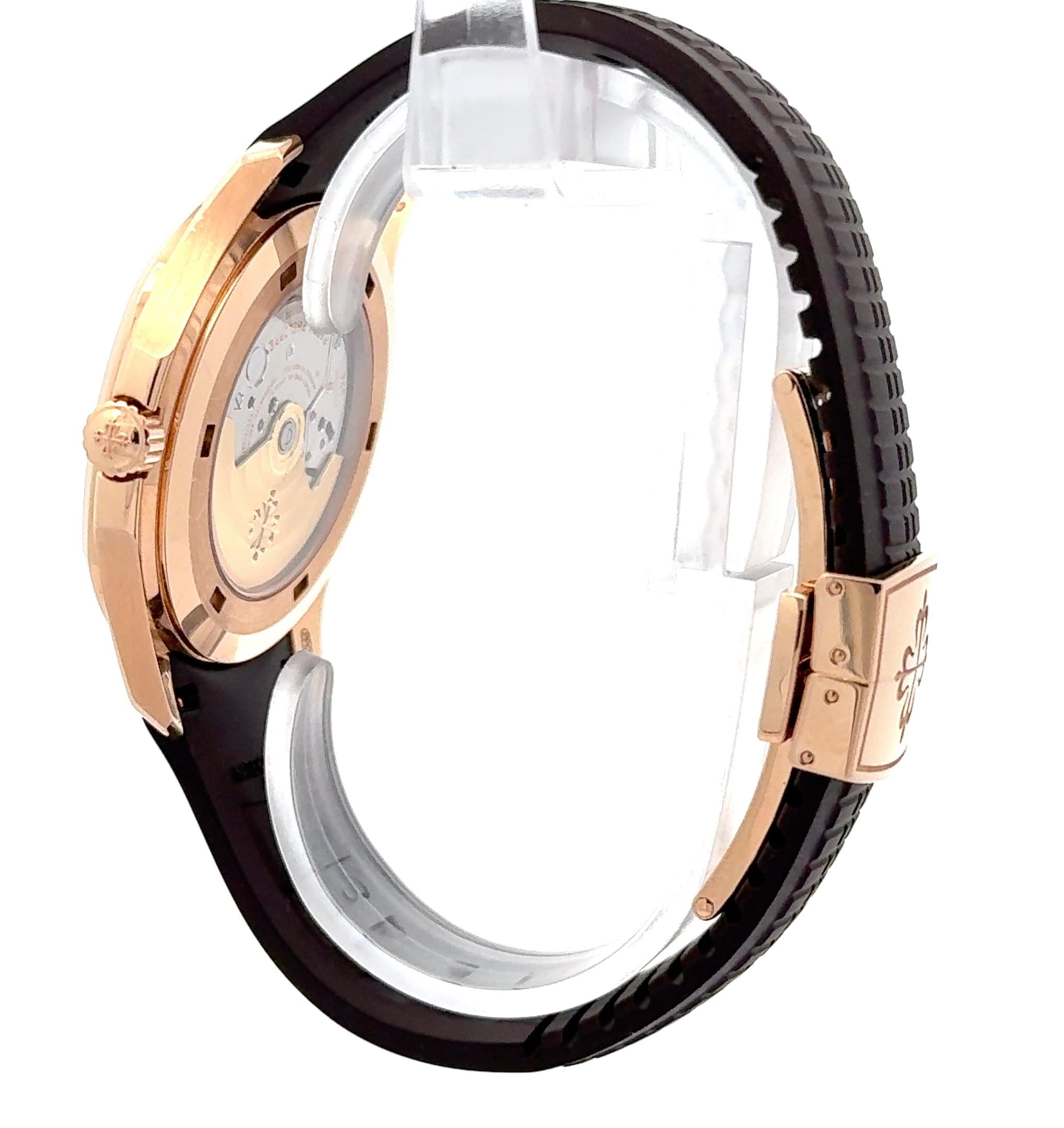 Patek Philippe Aquanaut 5167R-001 Rose Gold Brown Dial Watch