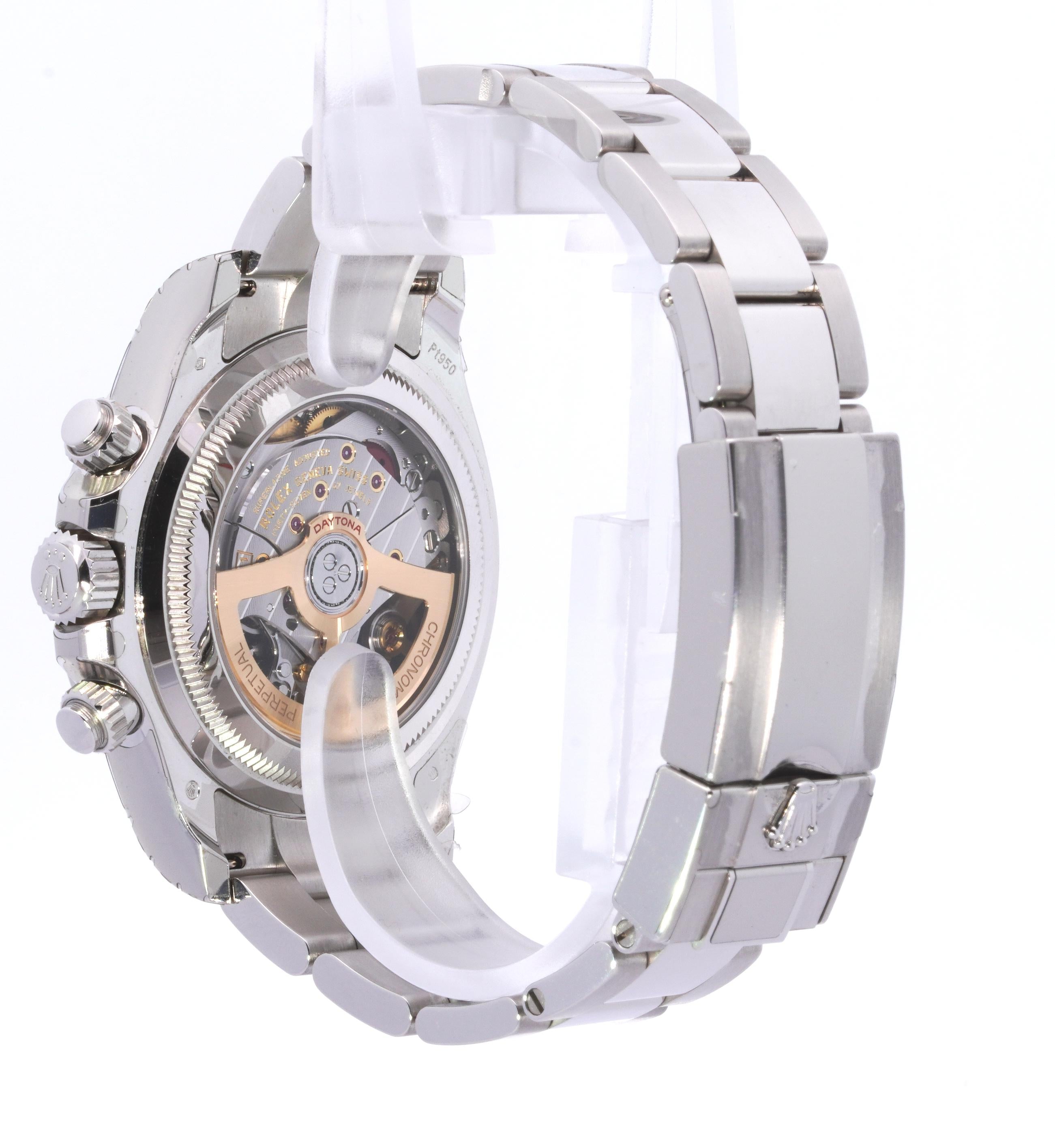 Rolex 2025 Daytona 126576TBR Diamond Ice Dial and Bezel Platinum Watch FULL SET