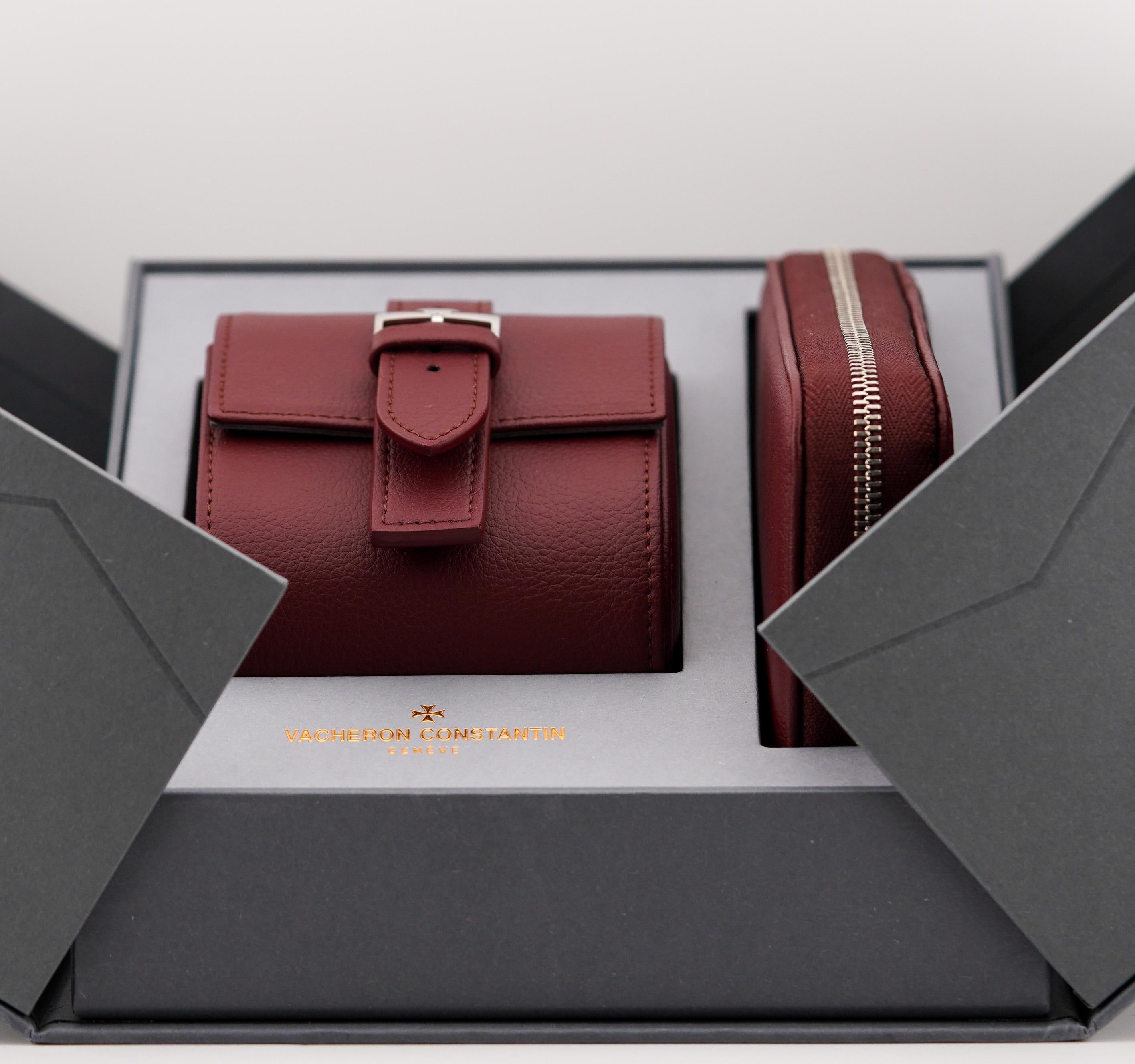 Vacheron Constantin Overseas 4307V/220G-238C White Gold Ruby Bezel  Watch