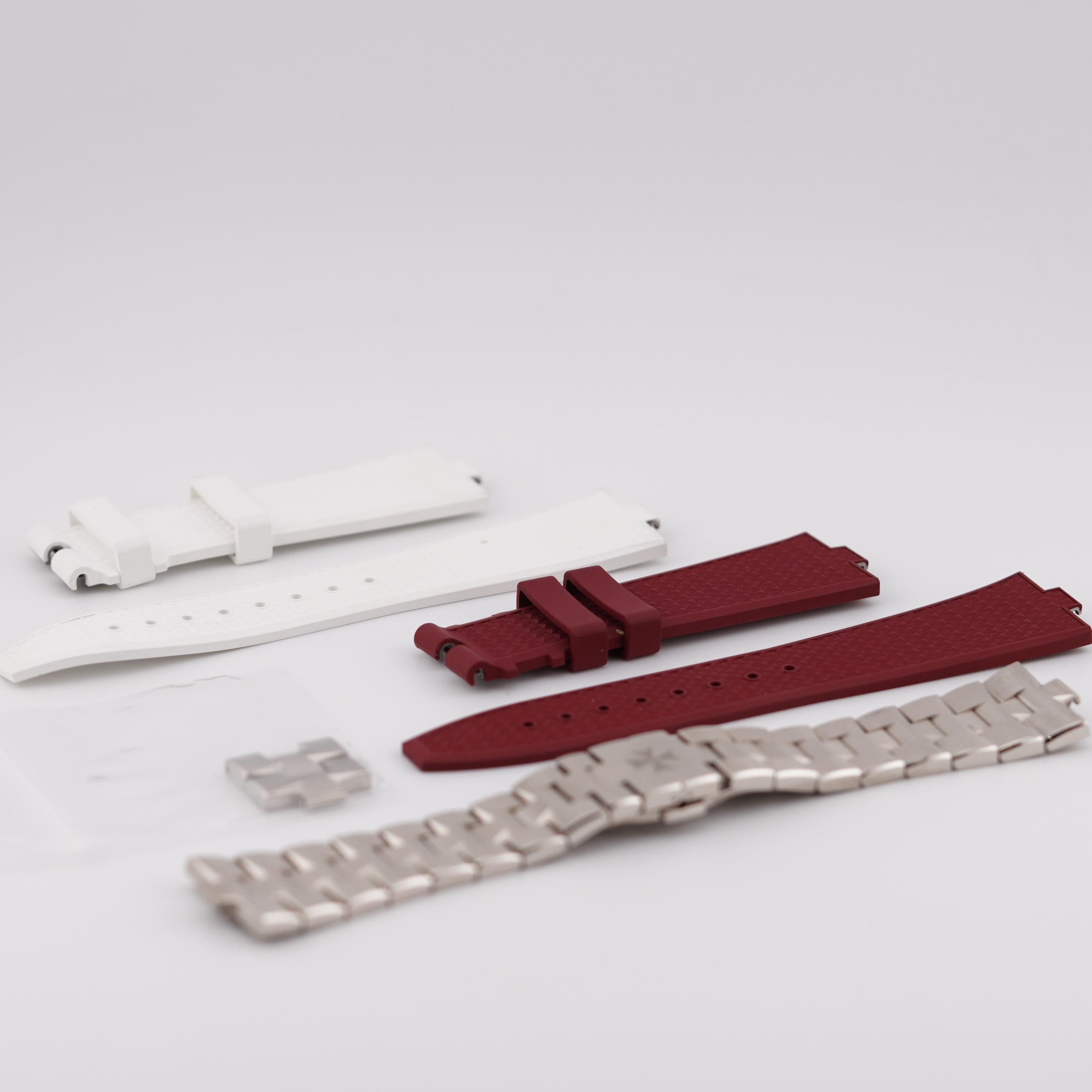 Vacheron Constantin Overseas 4307V/220G-238C White Gold Ruby Bezel  Watch