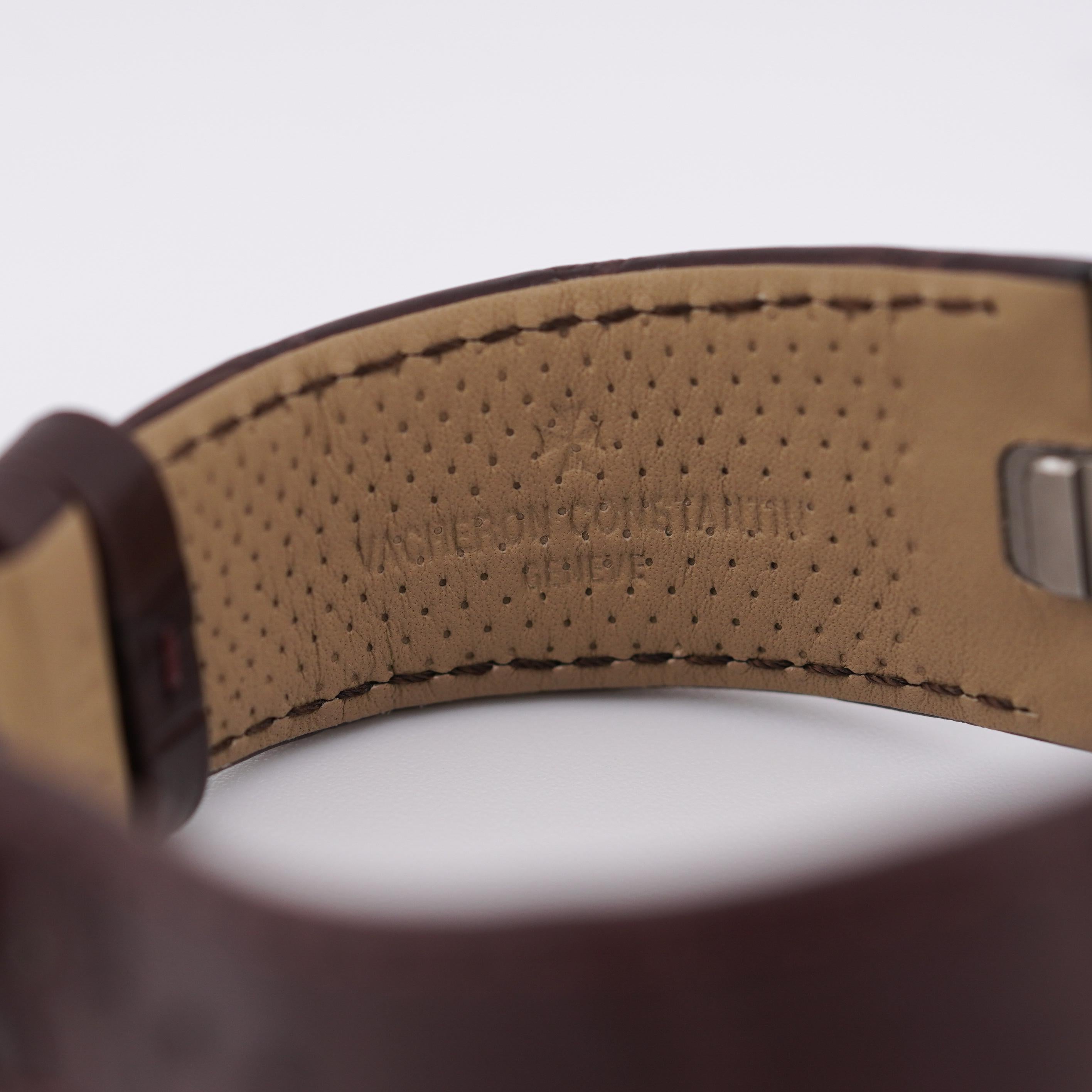 Vacheron Constantin Overseas 4307V/220G-238C White Gold Ruby Bezel  Watch