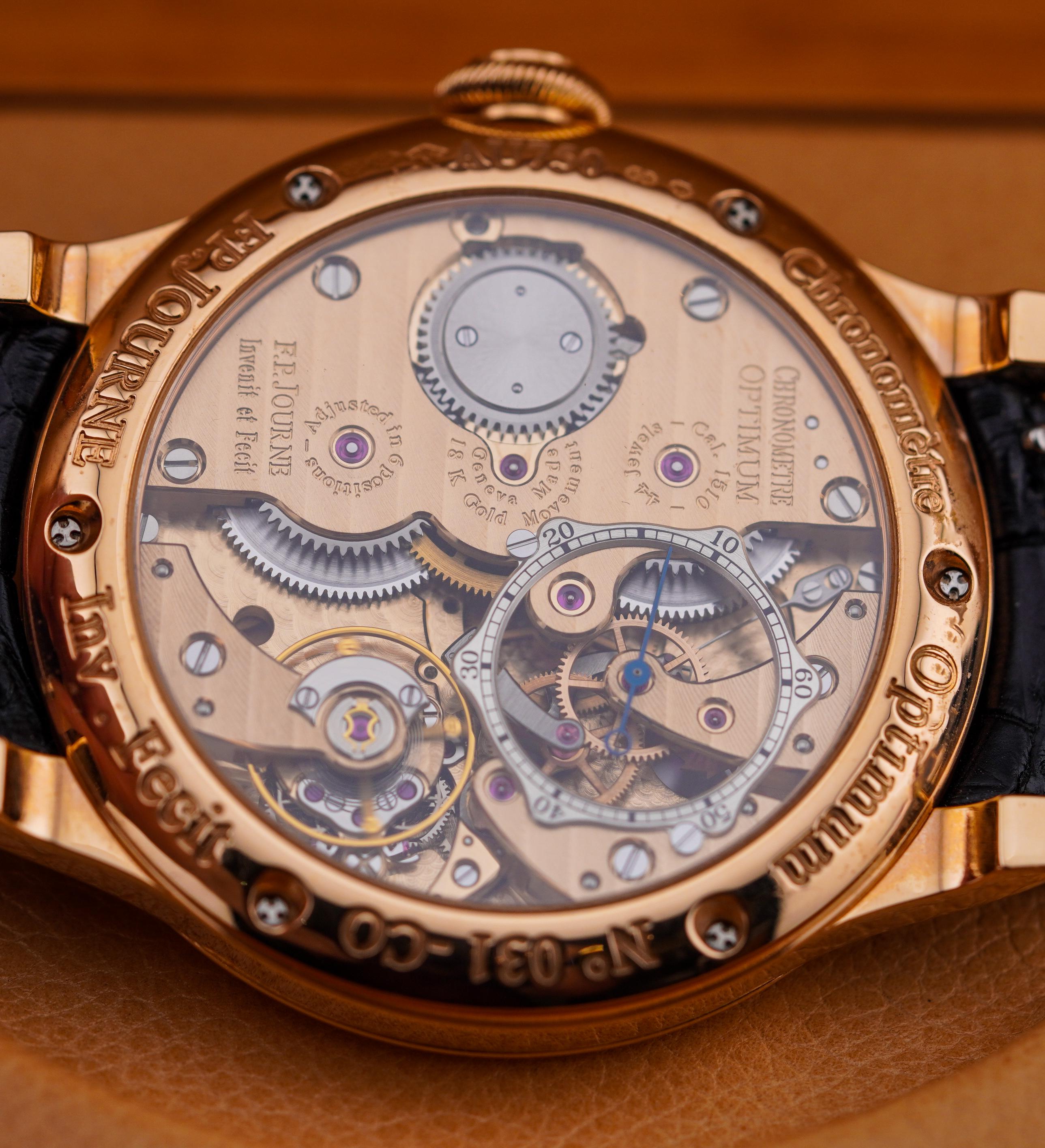 F.P. Journe Chronometre Optimum Calibre 1510 42mm 18k Rose Gold Manual Watch