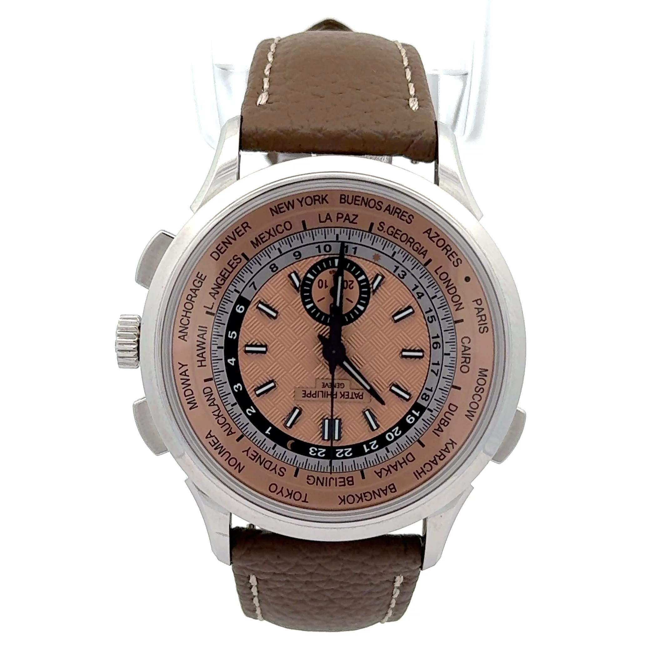 Patek Philippe 2023 World Time Complications 5935A-001 Watch w/ Papers