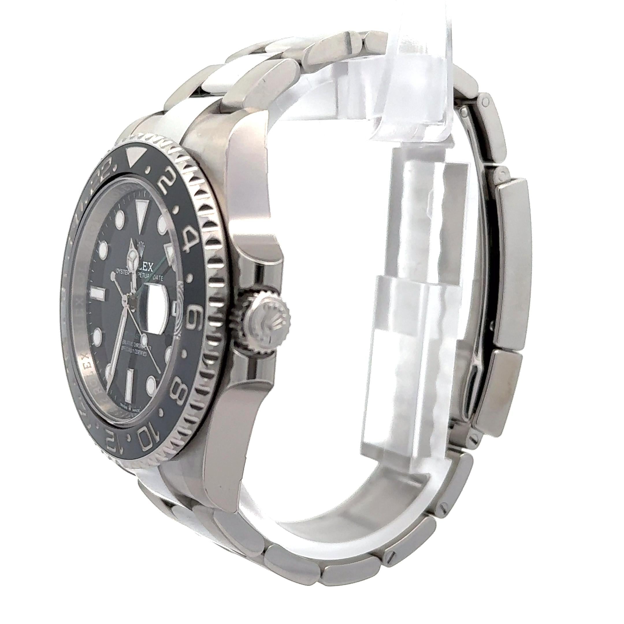 Rolex 2024 GMT-Master II 126710GRNR Stainless Wrist Watch w/ Box and Papers