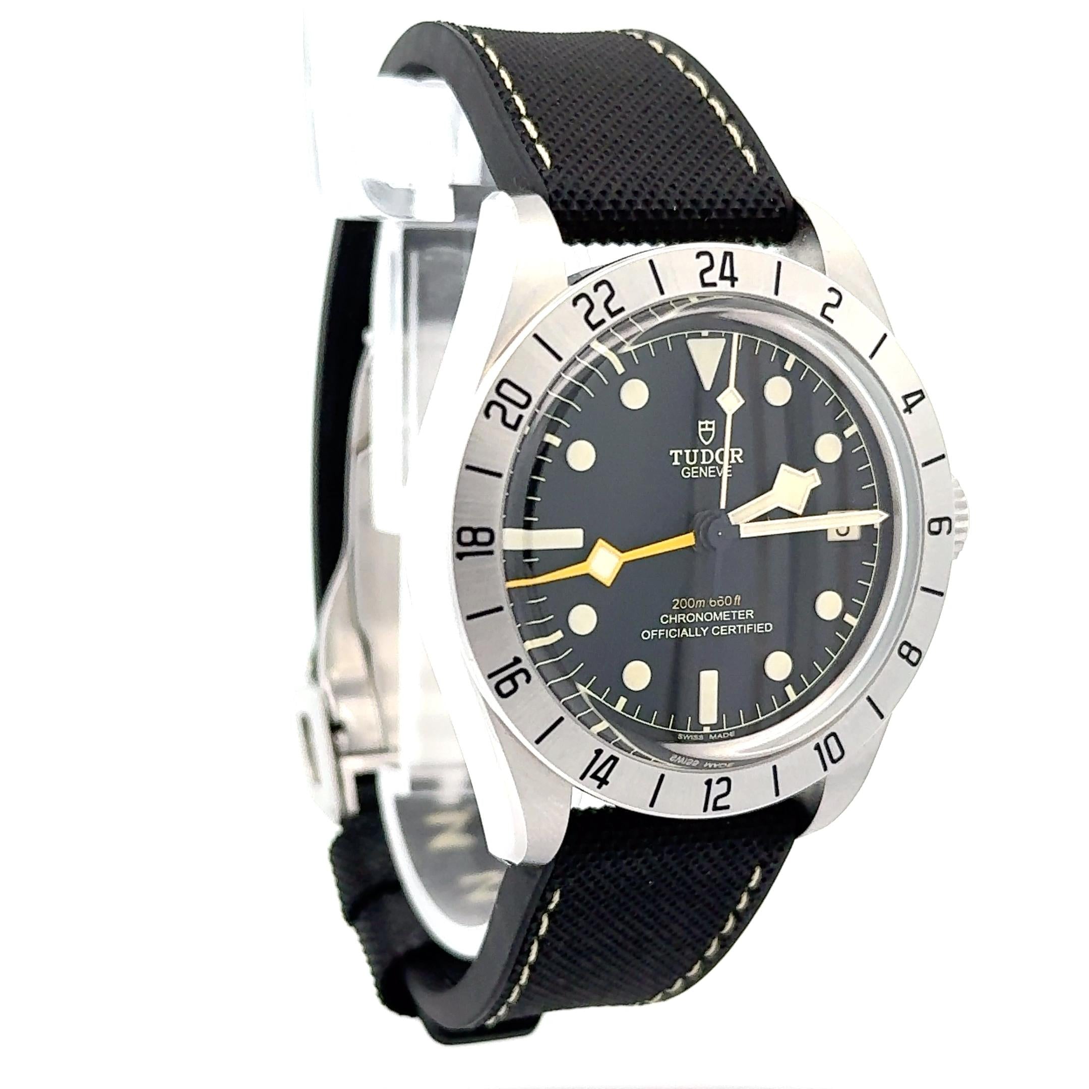 2025 Tudor Black Bay Pro Ref. 79470 Black Dial Rubber Strapper Watch w/ Full Set