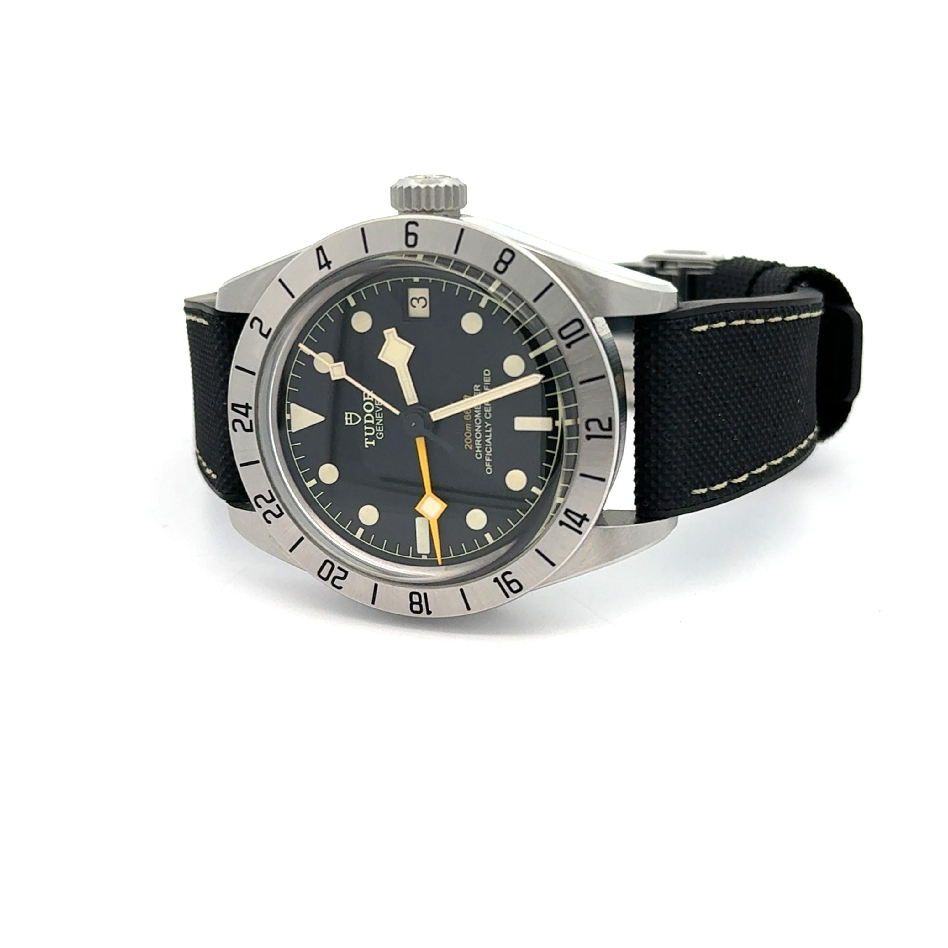 2025 Tudor Black Bay Pro Ref. 79470 Black Dial Rubber Strapper Watch w/ Full Set