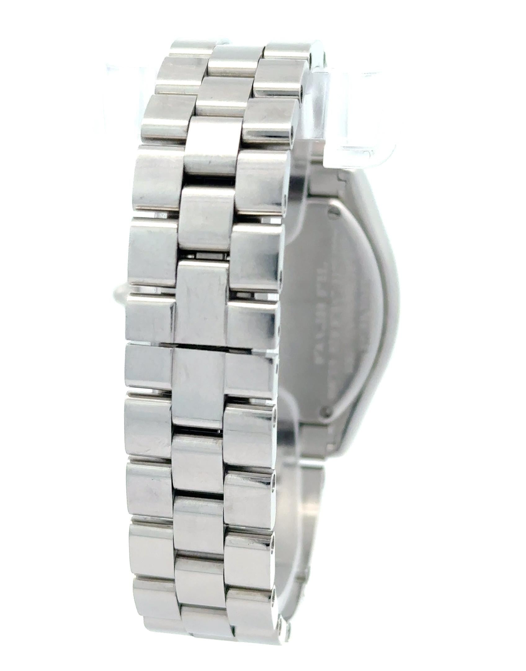 Cartier Roadster W6206006 32mm Mother of Pearl Dial Stainless Steel Quartz Watch