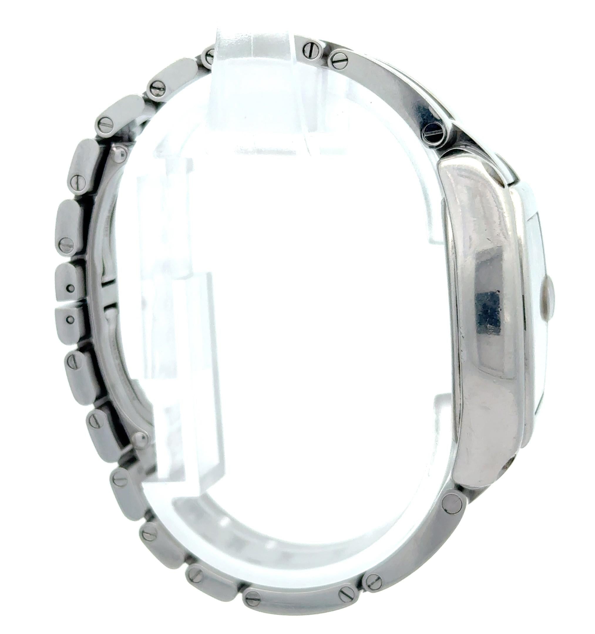 Cartier Roadster W6206006 32mm Mother of Pearl Dial Stainless Steel Quartz Watch