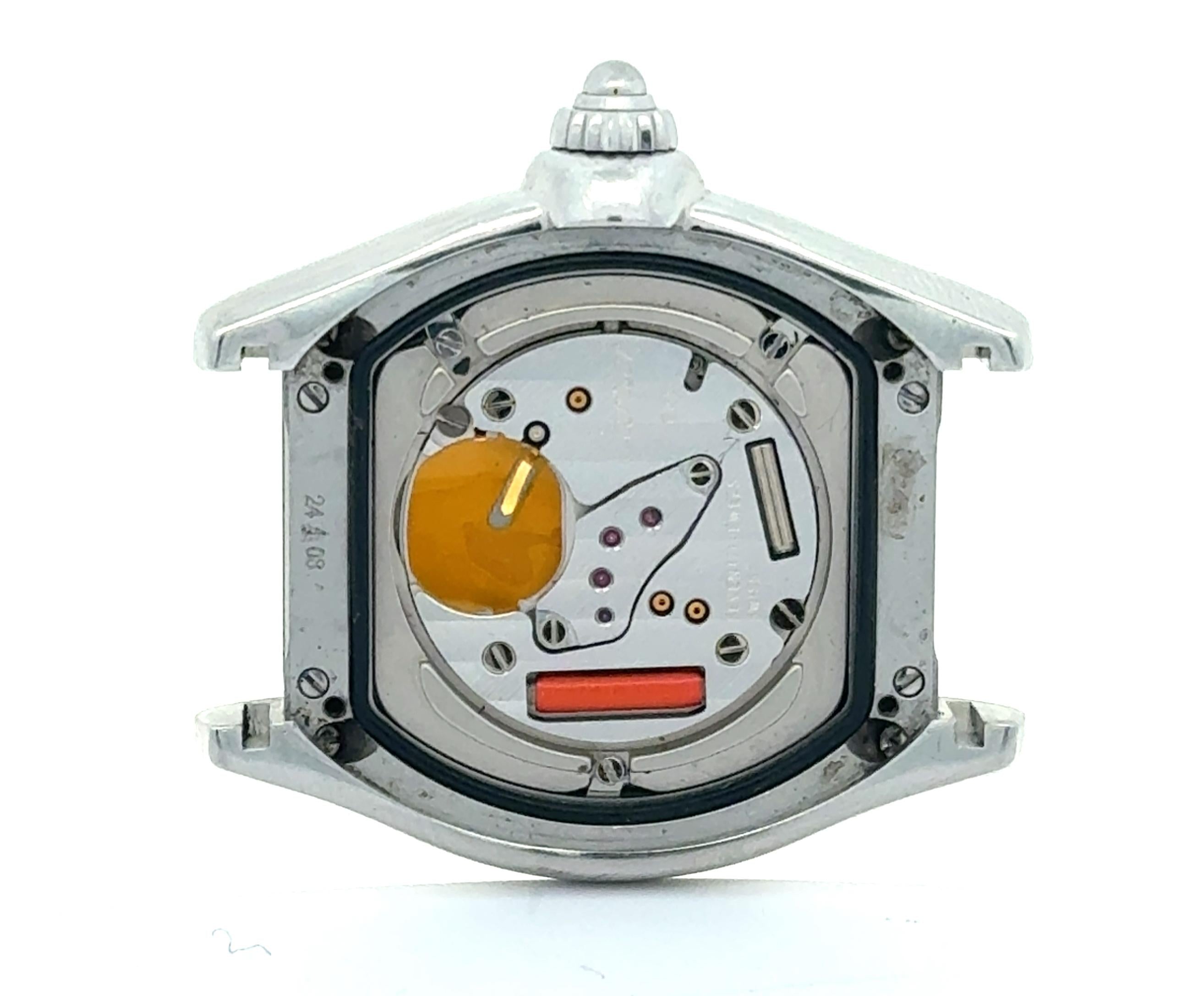 Cartier Roadster W6206006 32mm Mother of Pearl Dial Stainless Steel Quartz Watch