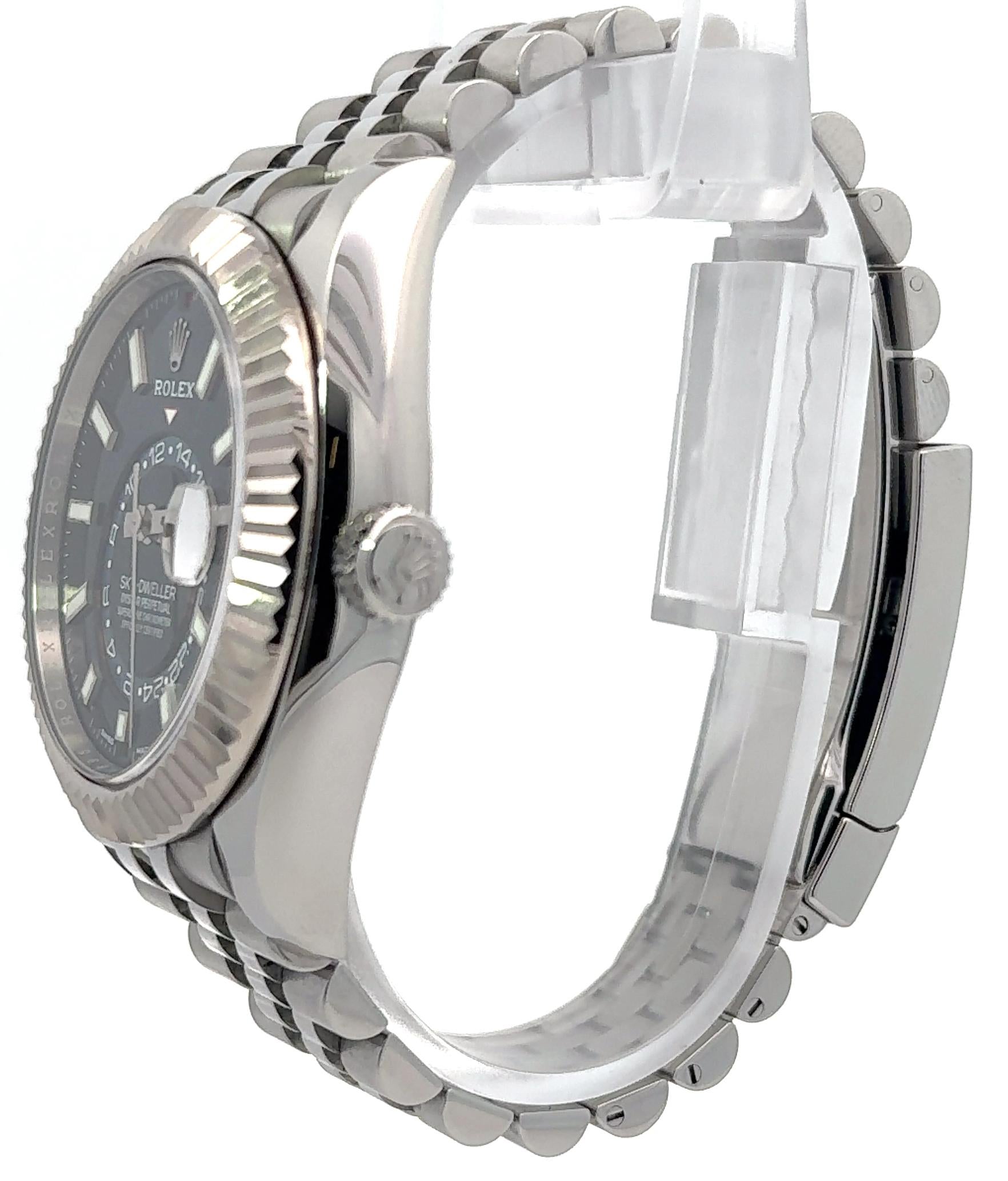 Rolex 2022 Sky-Dweller 326934 Stainless 42mm Jubilee Watch w/ CARD ONLY