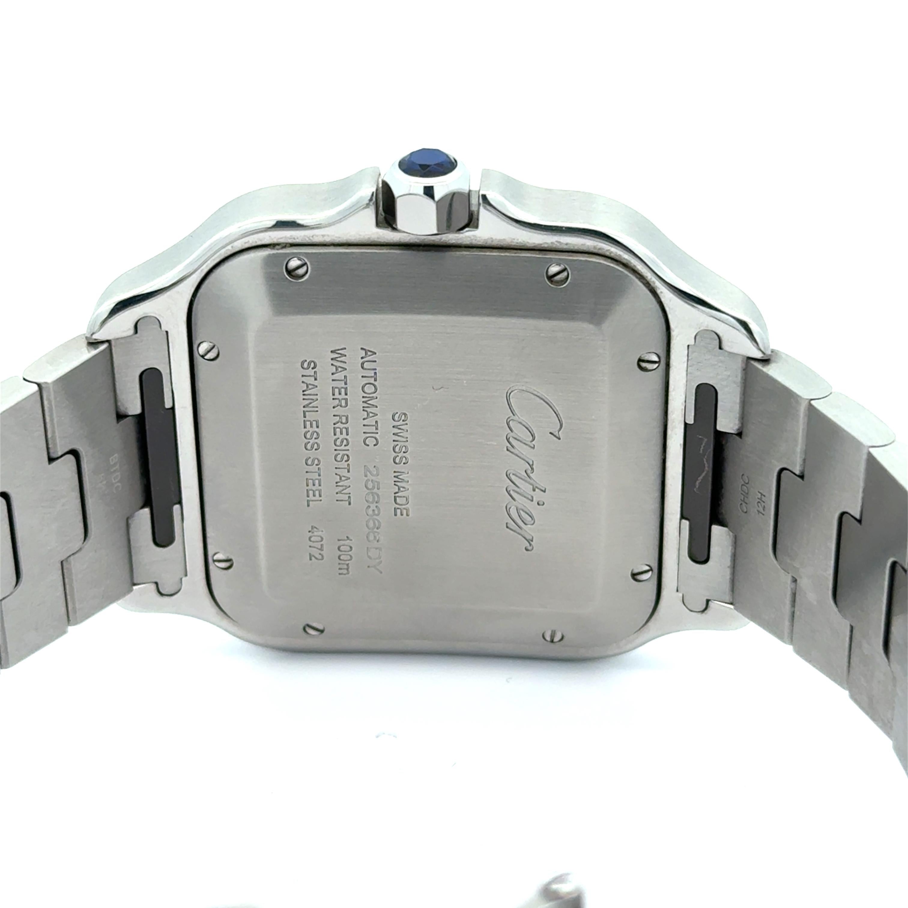 Cartier Santos WSSA0030 2023 Large Model Stainless Steel Watch (FULL SET)