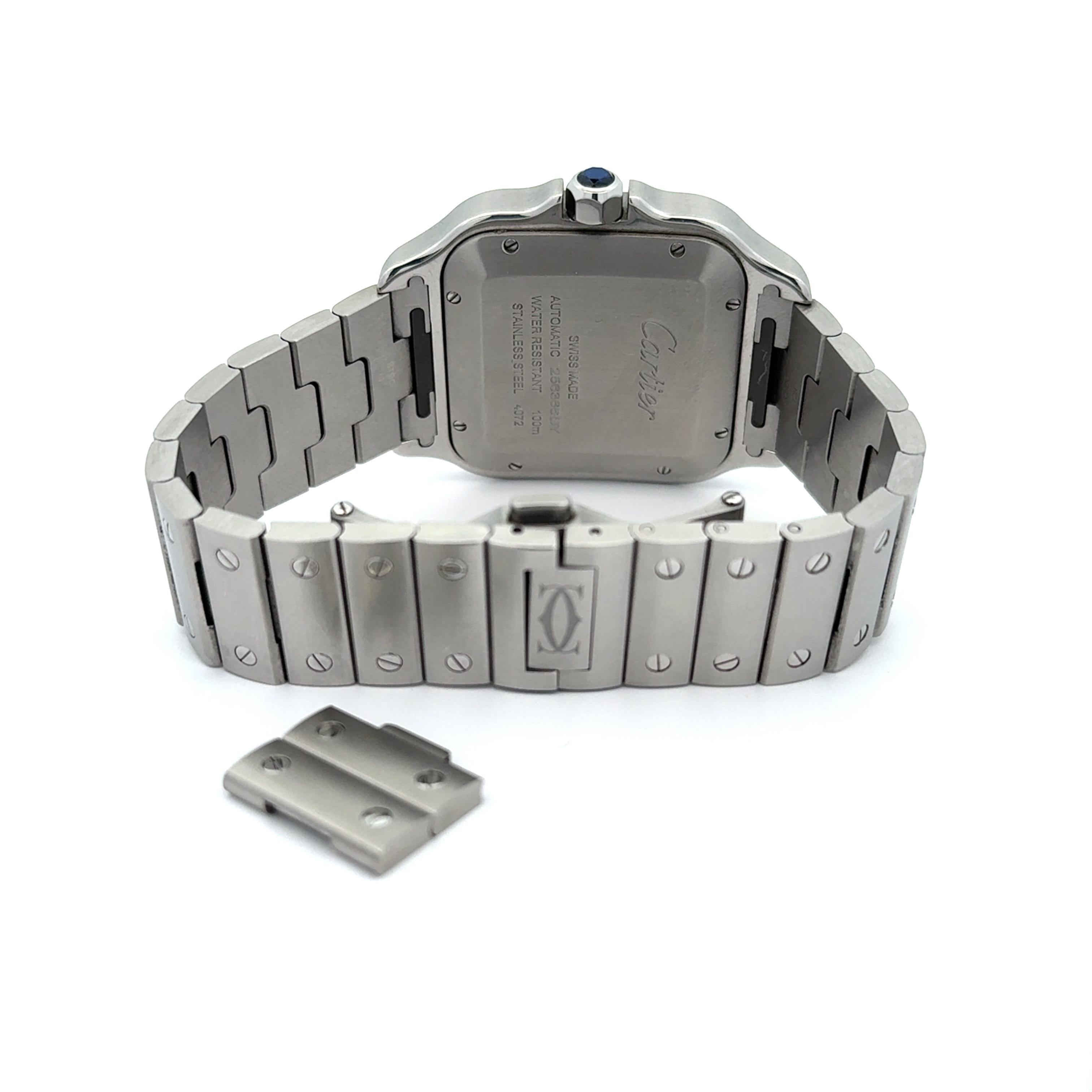 Cartier Santos WSSA0030 2023 Large Model Stainless Steel Watch (FULL SET)