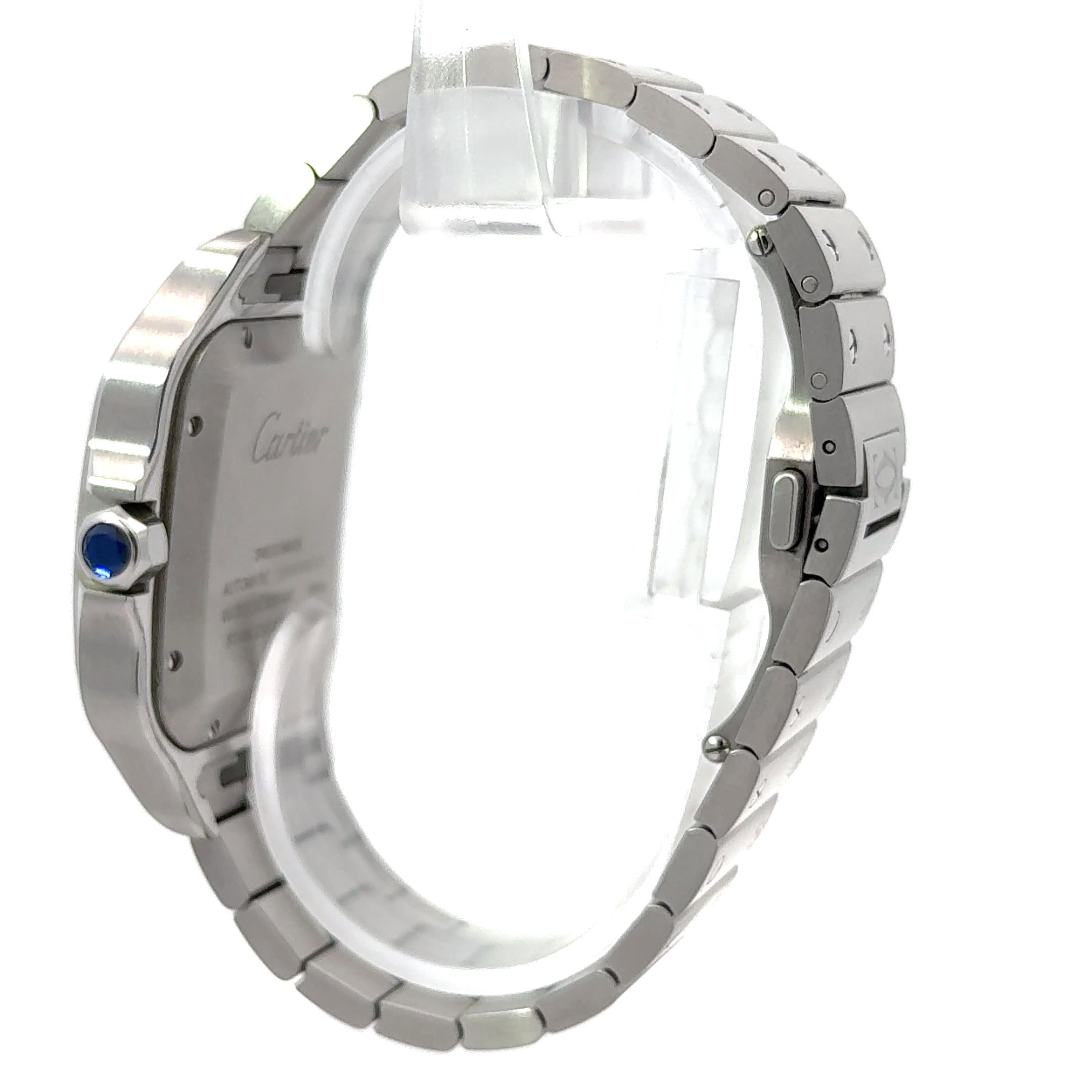 Cartier Santos WSSA0030 2023 Large Model Stainless Steel Watch (FULL SET)