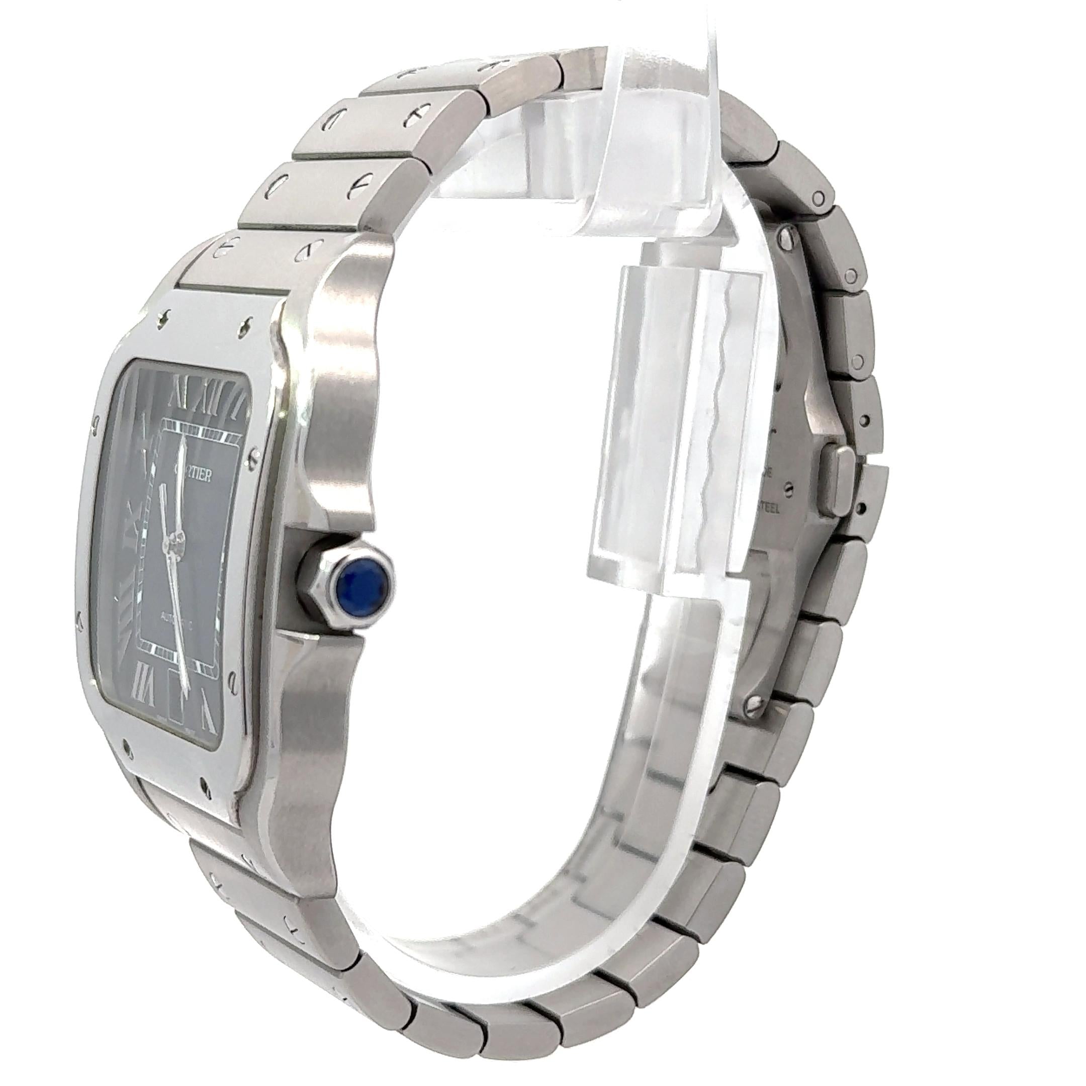Cartier Santos WSSA0030 2023 Large Model Stainless Steel Watch (FULL SET)