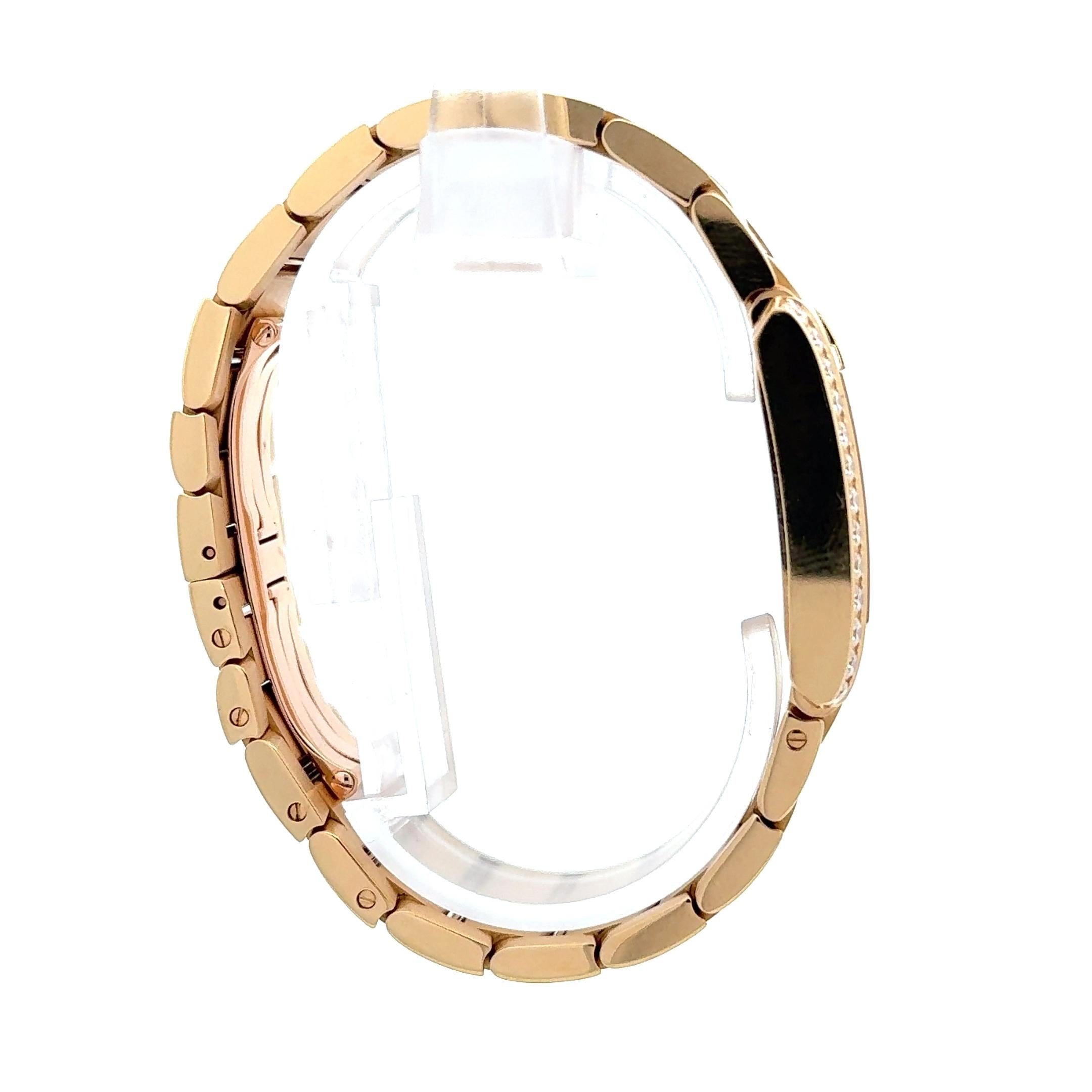 Cartier Tank 4456 Francaise 18k Yellow Gold And Diamond Watch