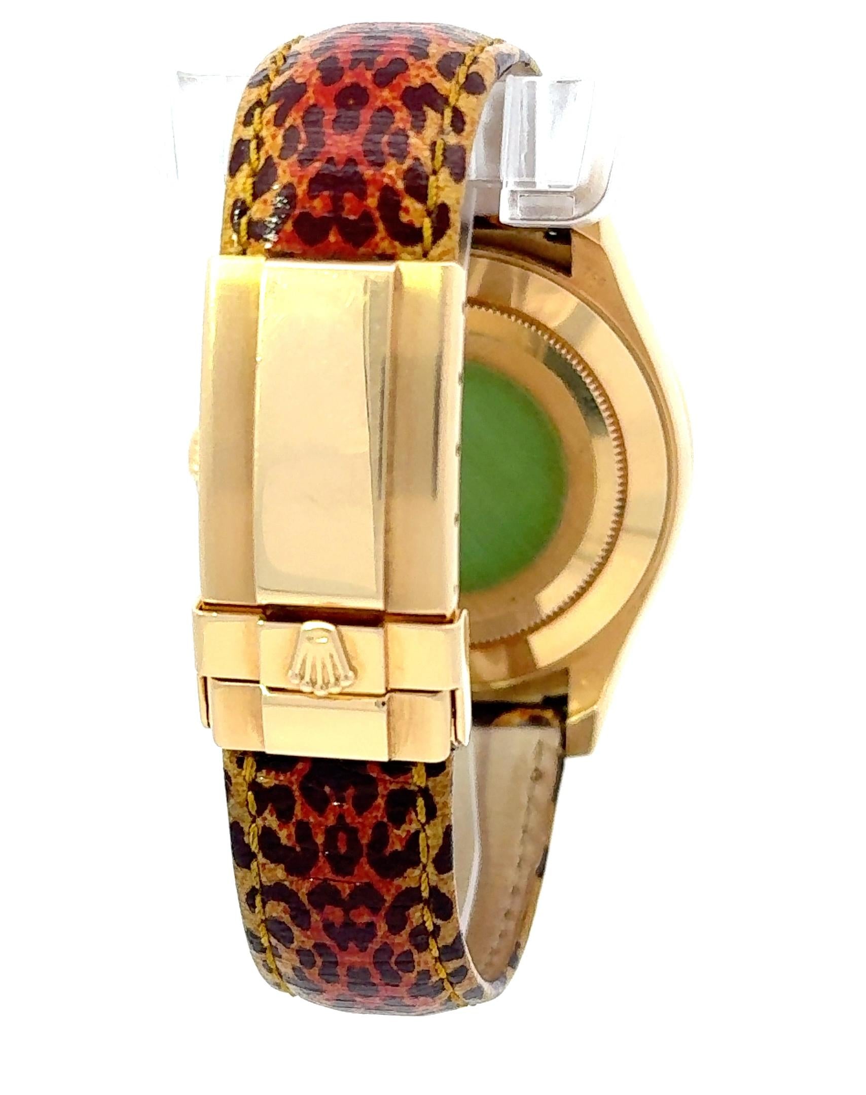 Rolex 2011 Daytona - 116598 SACO Leopard Dial and Band Watch w/ Box and Papers