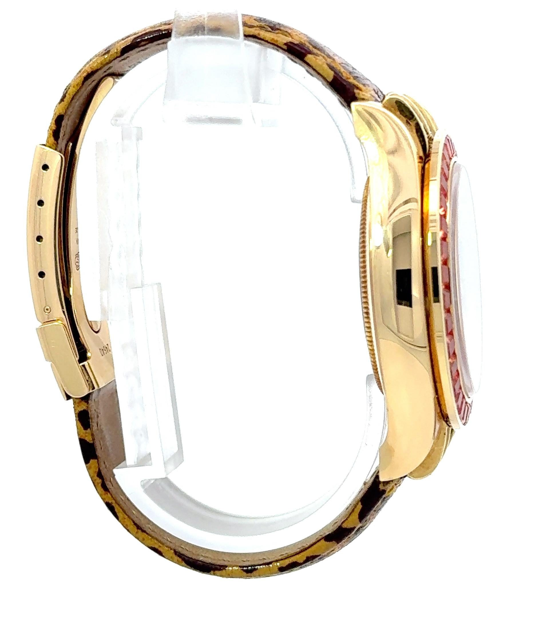 Rolex 2011 Daytona - 116598 SACO Leopard Dial and Band Watch w/ Box and Papers