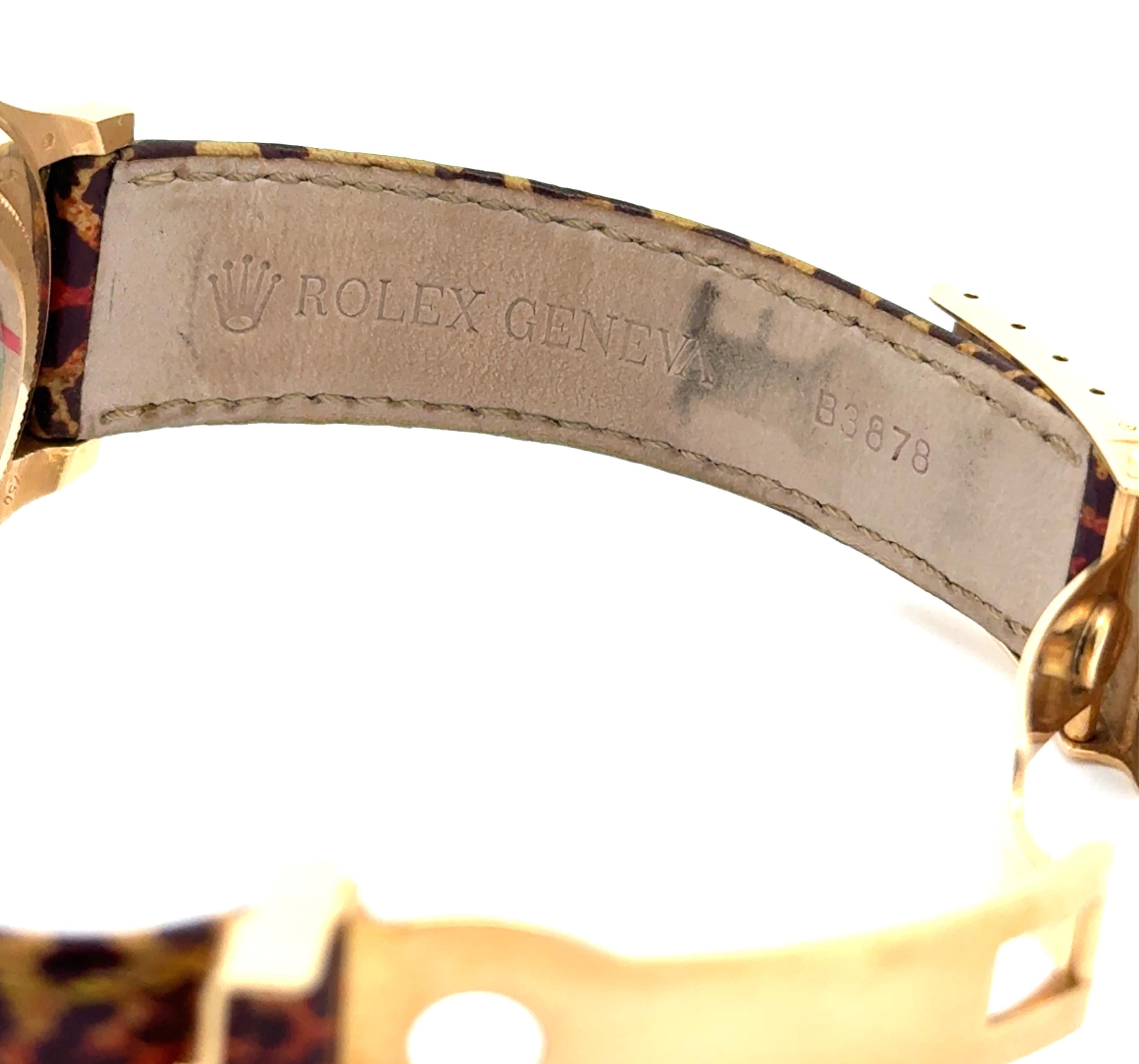 Rolex 2011 Daytona - 116598 SACO Leopard Dial and Band Watch w/ Box and Papers