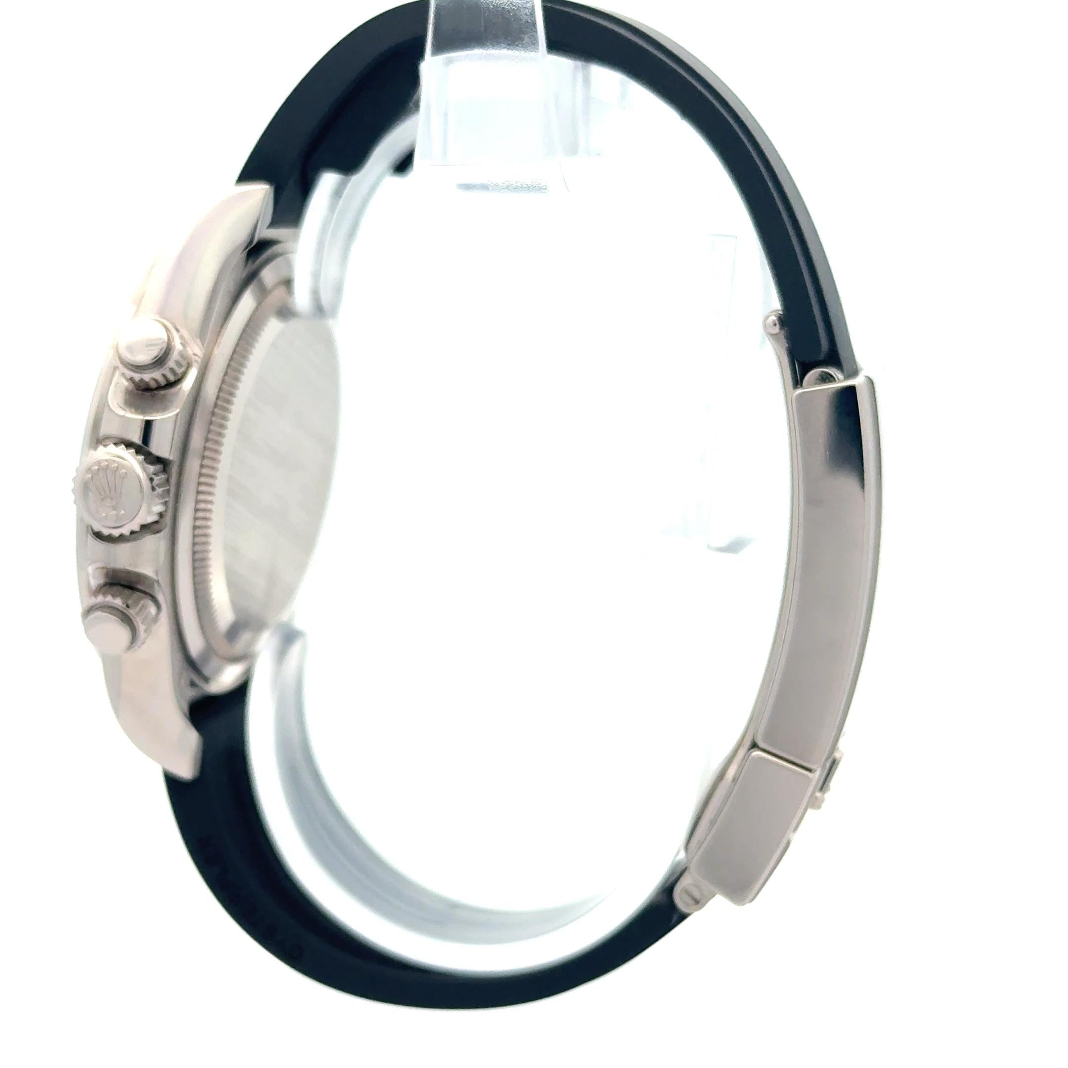 Rolex 2024 Daytona 126519LN White Gold 40mm Oysterflex Watch w/ Box and Papers