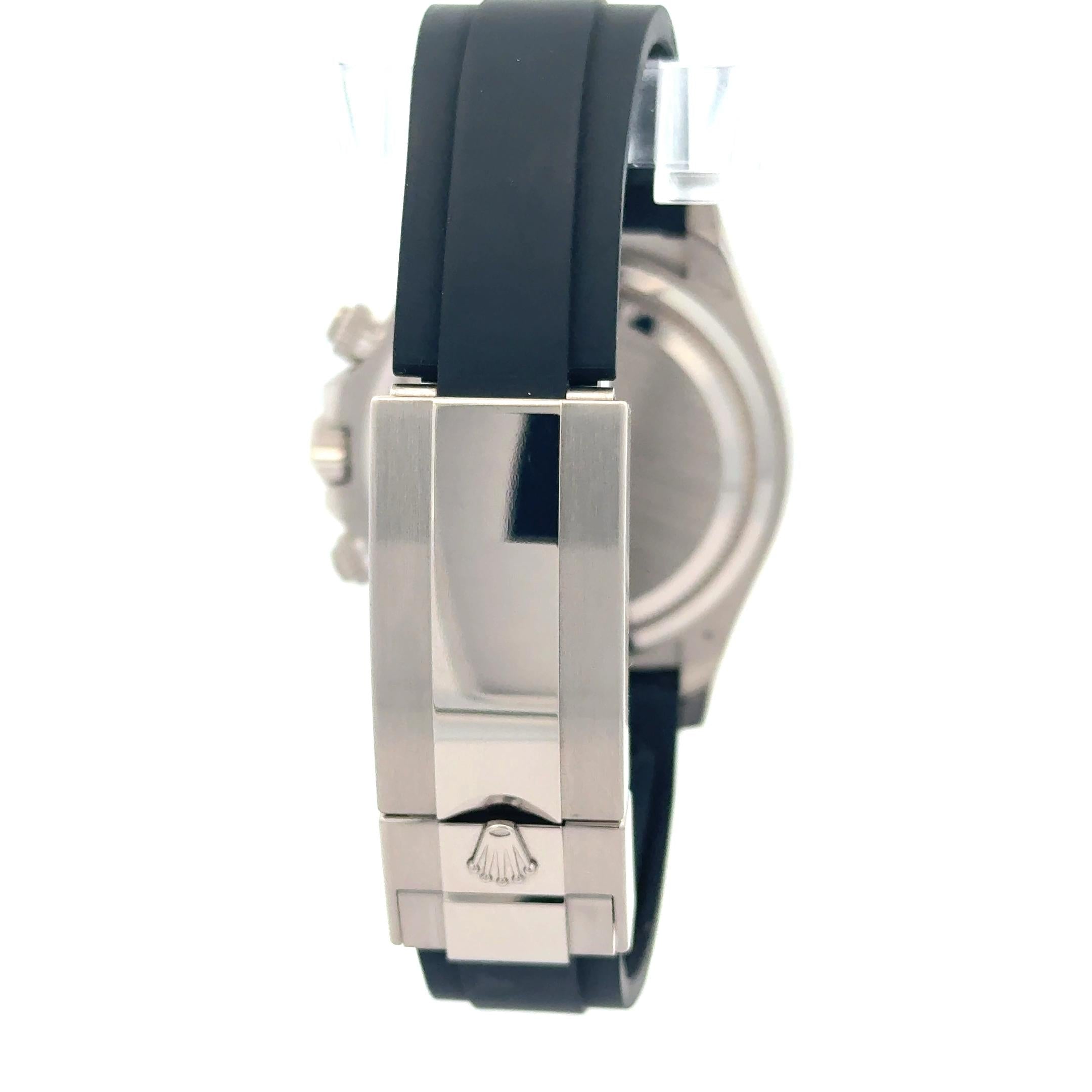 Rolex 2024 Daytona 126519LN White Gold 40mm Oysterflex Watch w/ Box and Papers