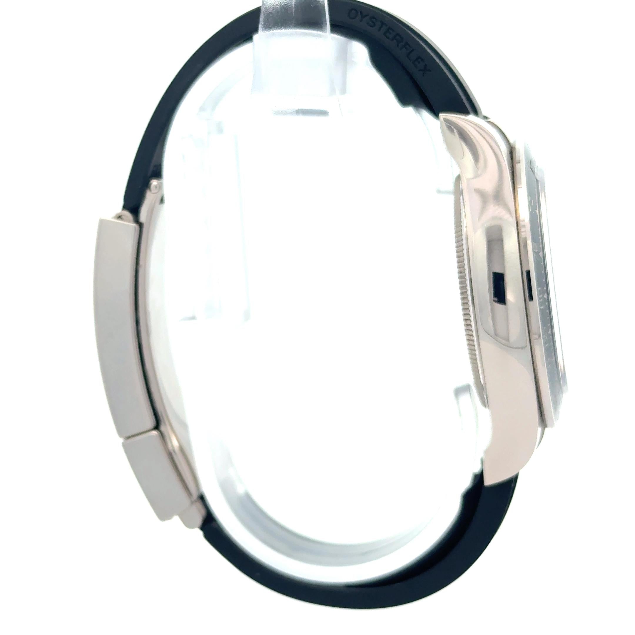 Rolex 2024 Daytona 126519LN White Gold 40mm Oysterflex Watch w/ Box and Papers