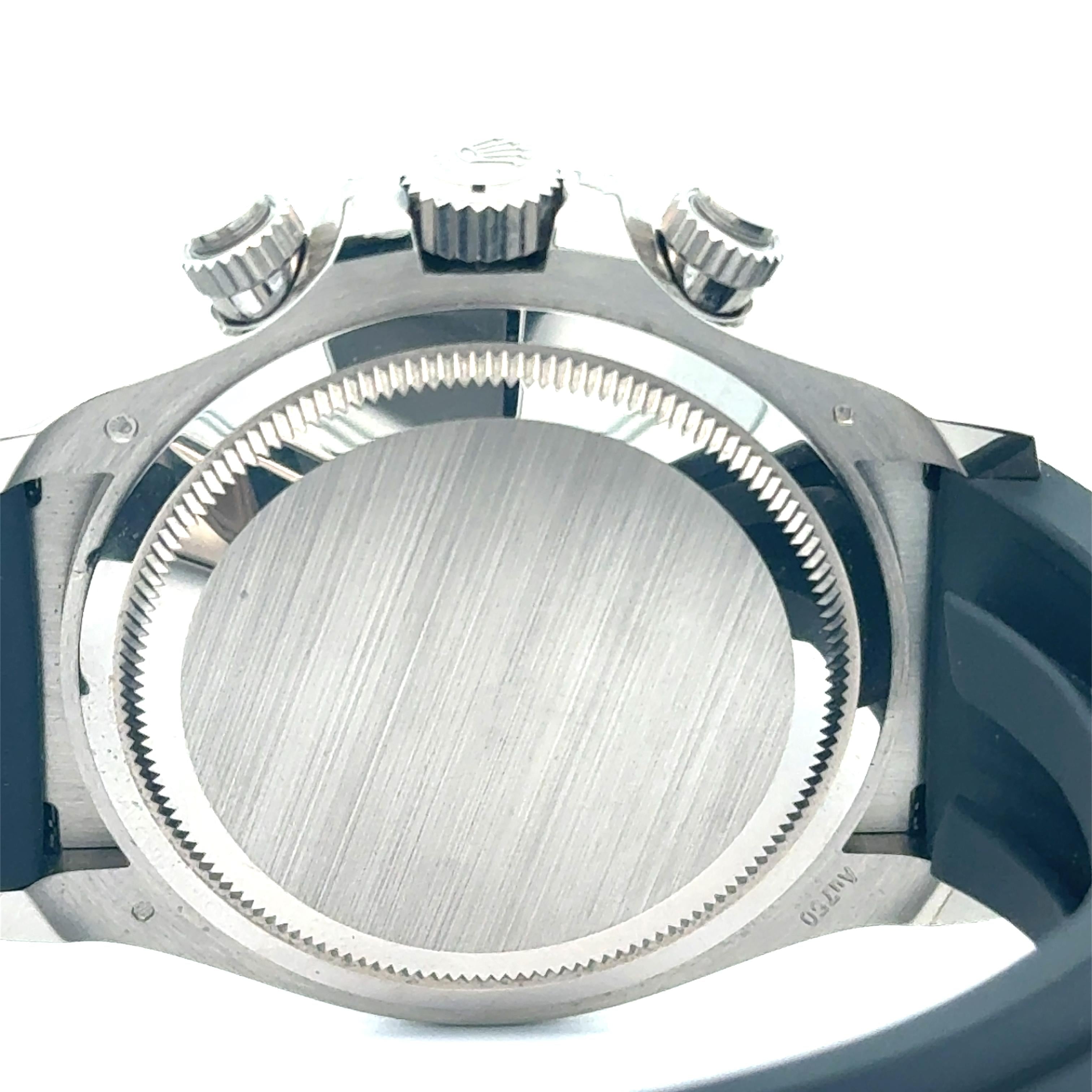 Rolex 2024 Daytona 126519LN White Gold 40mm Oysterflex Watch w/ Box and Papers