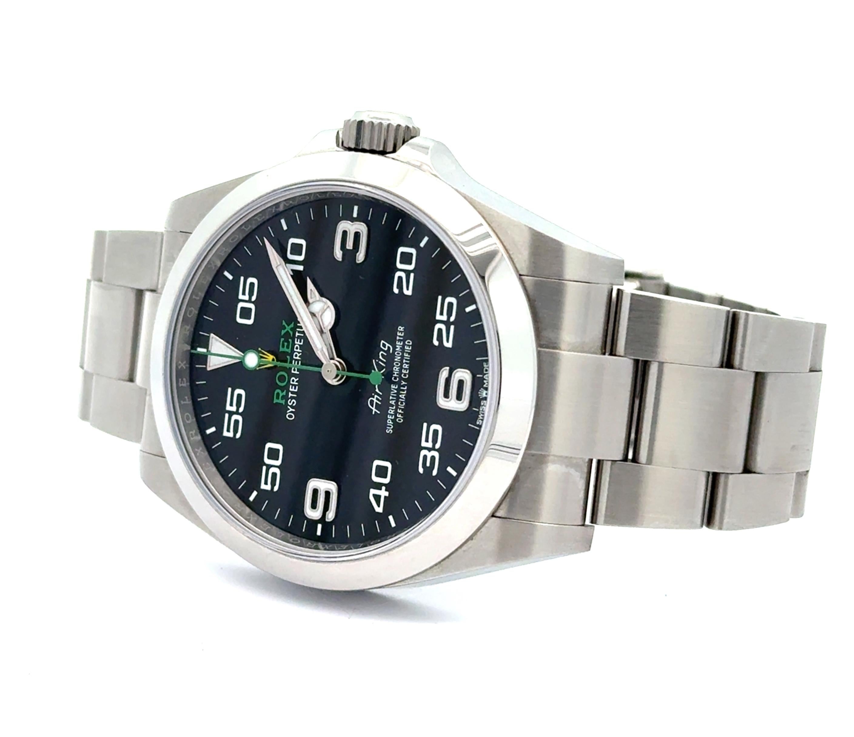 Rolex 2023 Air King - 126900 40mm Stainless Steel Oyster Watch w/ Box and Papers