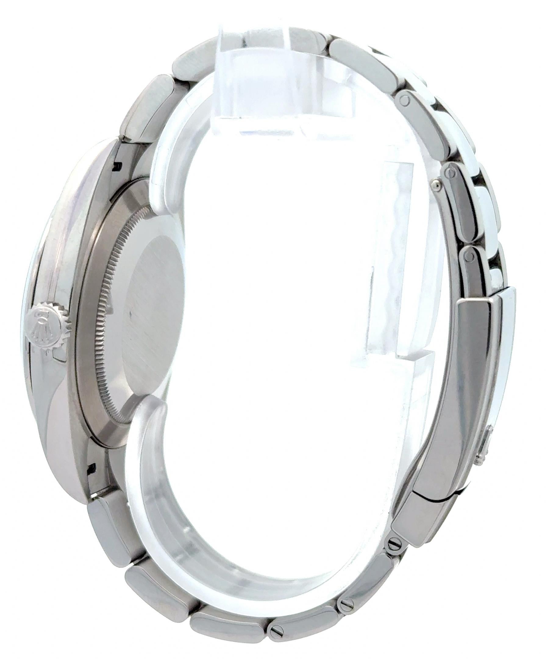 Rolex 2023 Datejust 126300 Stainless Smooth Bezel 41mm Green Dial Watch