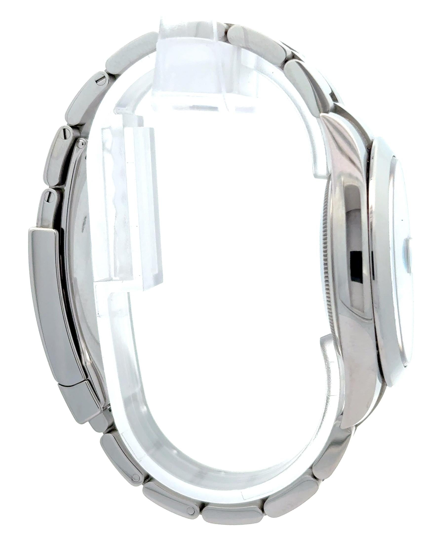 Rolex 2023 Datejust 126300 Stainless Smooth Bezel 41mm Green Dial Watch