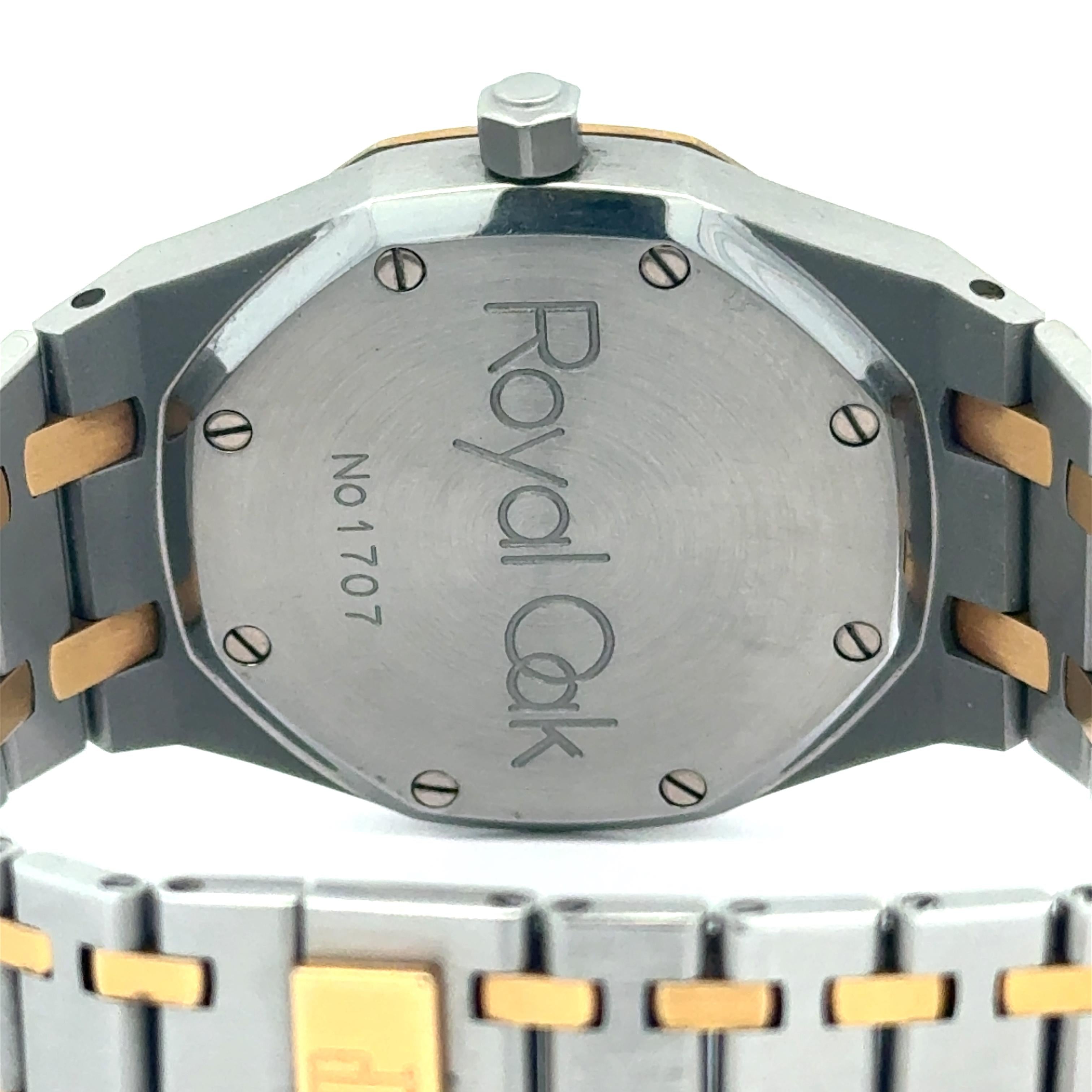 Audemars Piguet Royal Oak 25594SA Moon Phase Two Tone Wrist Watch