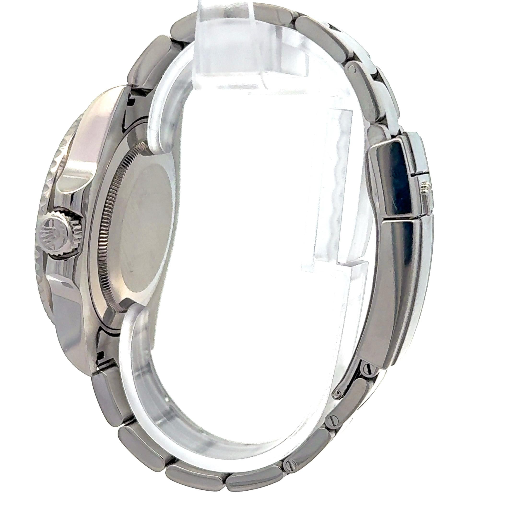 Rolex 2008 GMT-Master II 116710N Stainless Oyster Watch w/ Box and Card