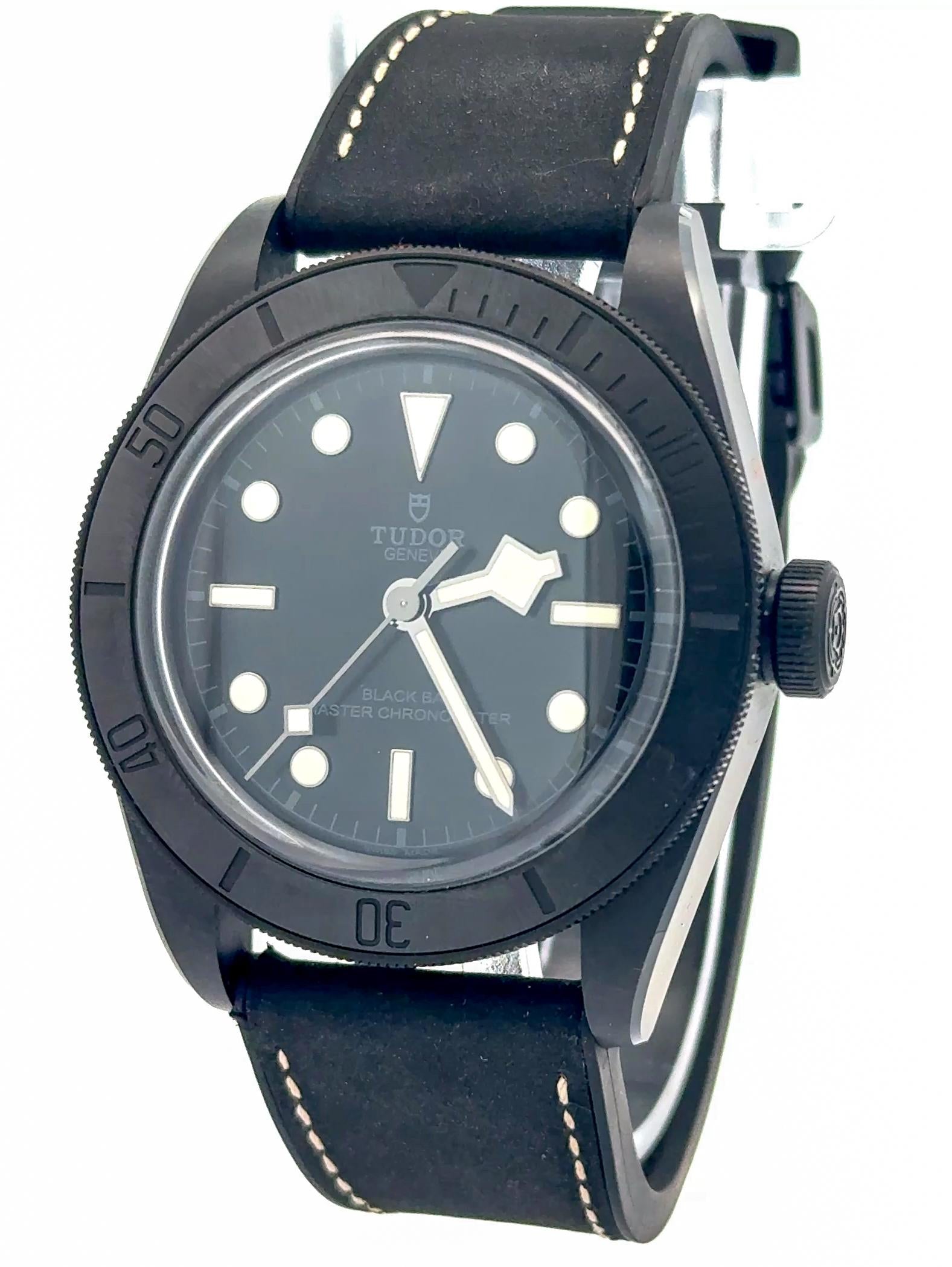 Tudor 2025 Black Bay 79210CNU Black Ceramic 41mm Watch w/ FULL SET