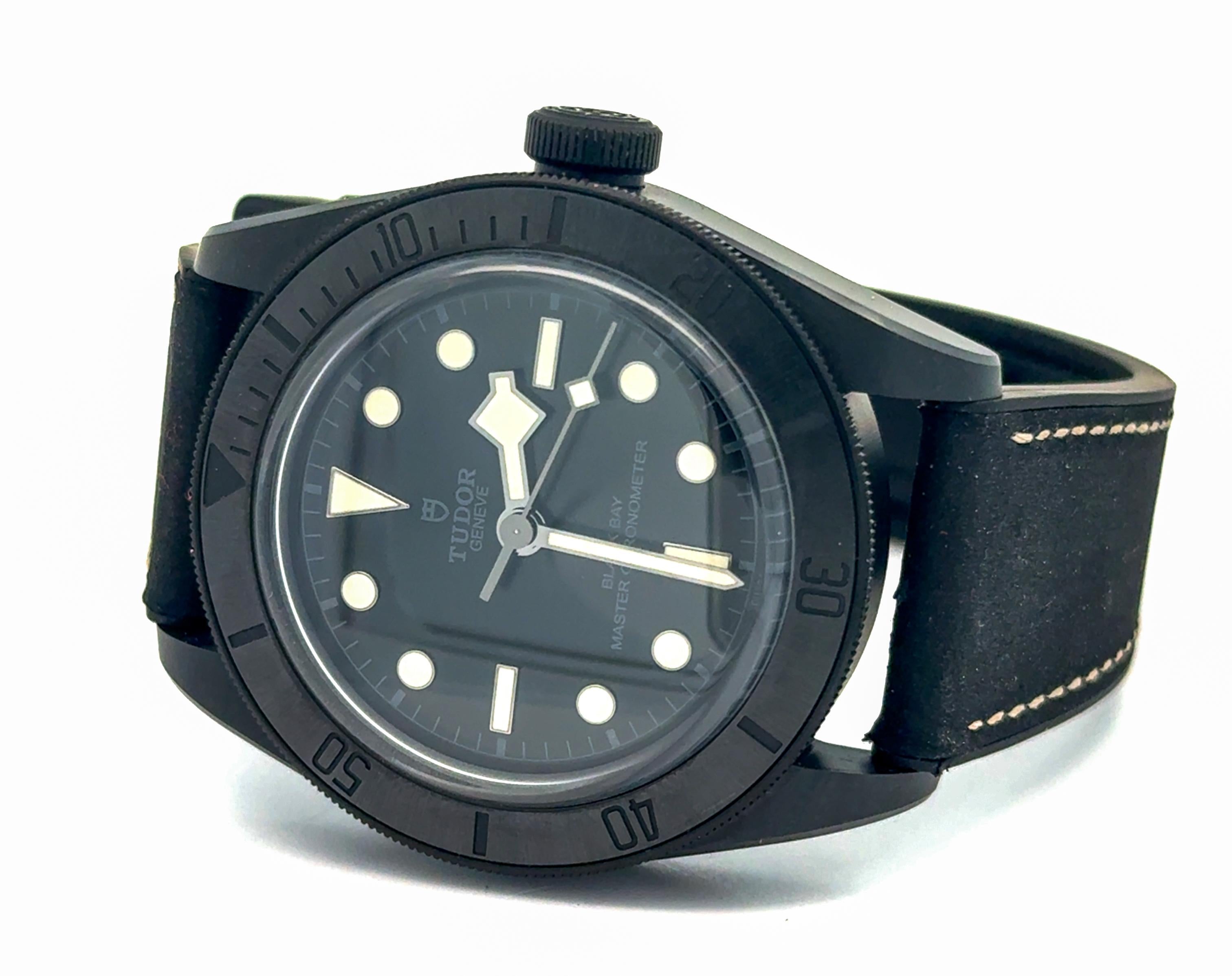 Tudor 2025 Black Bay 79210CNU Black Ceramic 41mm Watch w/ FULL SET