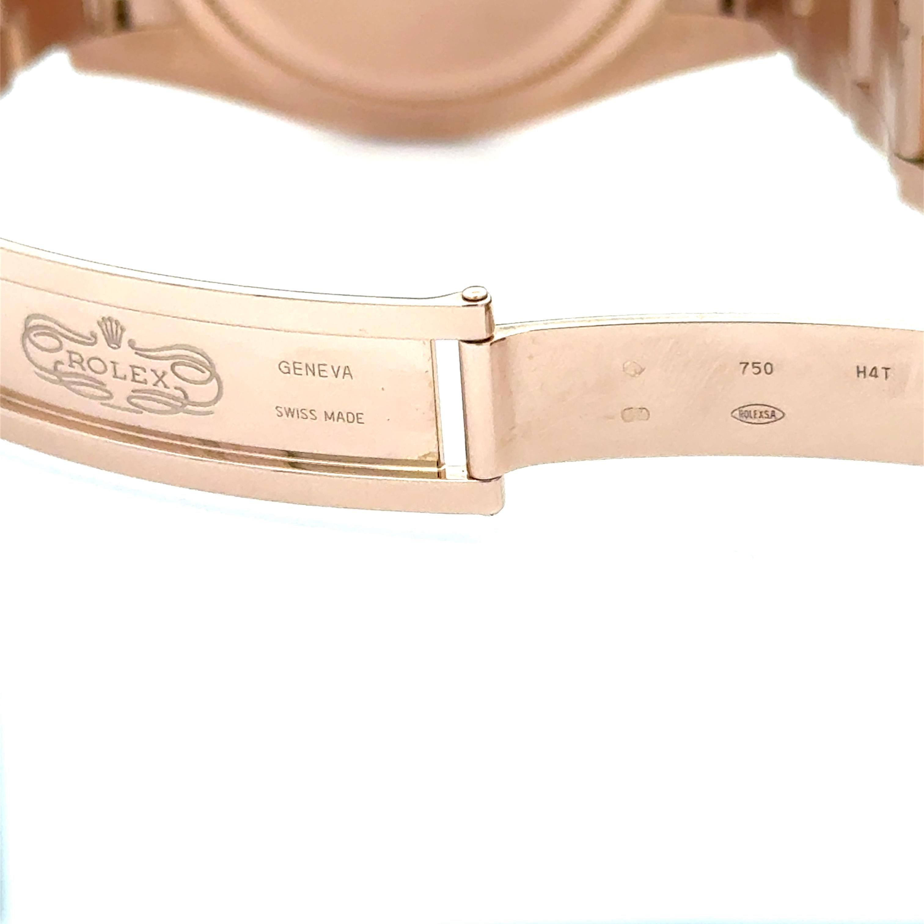 Rolex 2017 Sky Dweller 326935 Rose Gold Pink Sundust Dial Watch w/Box and Papers