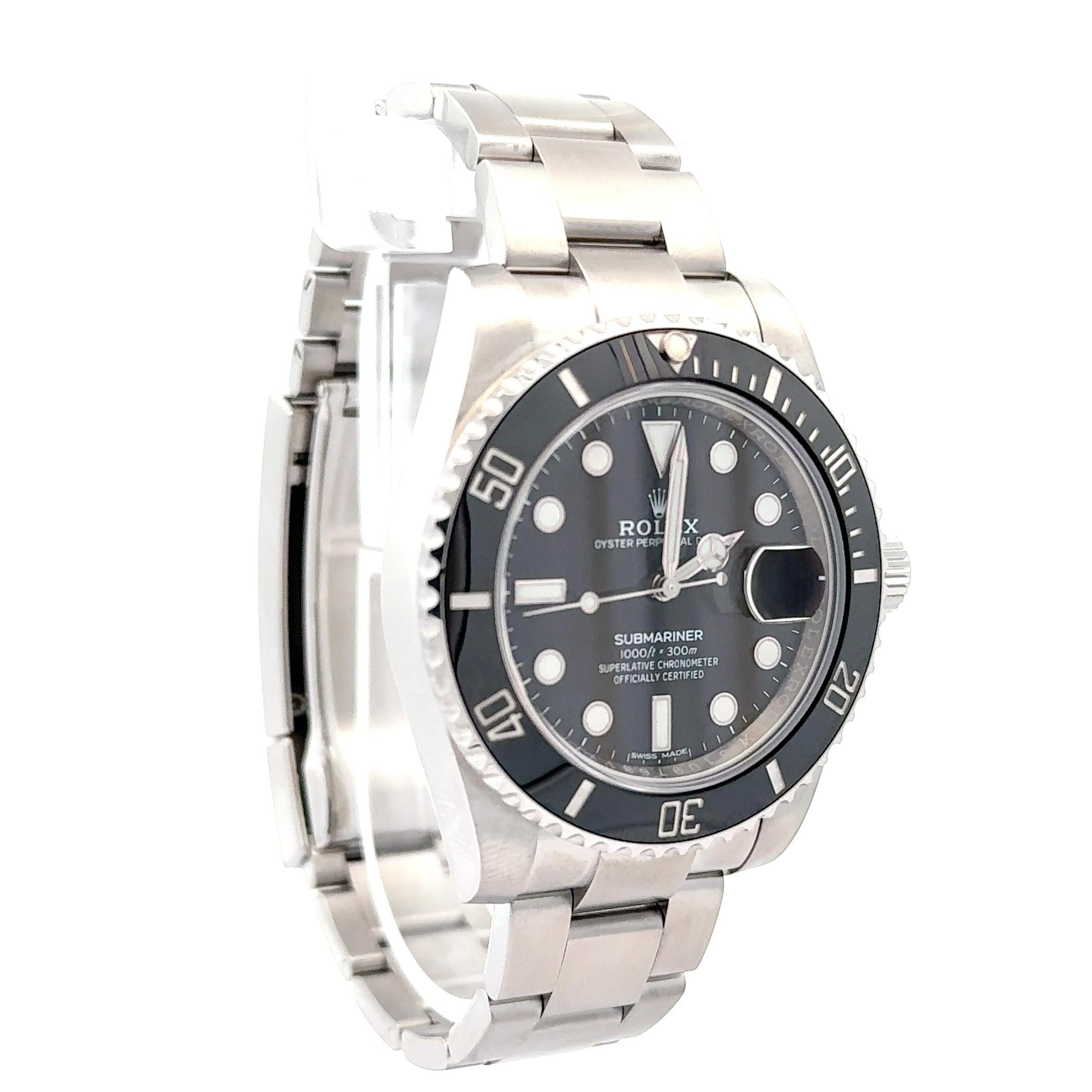 Rolex 2019 Submariner 116610LN Stainless Steel Watch w/ Box and Papers