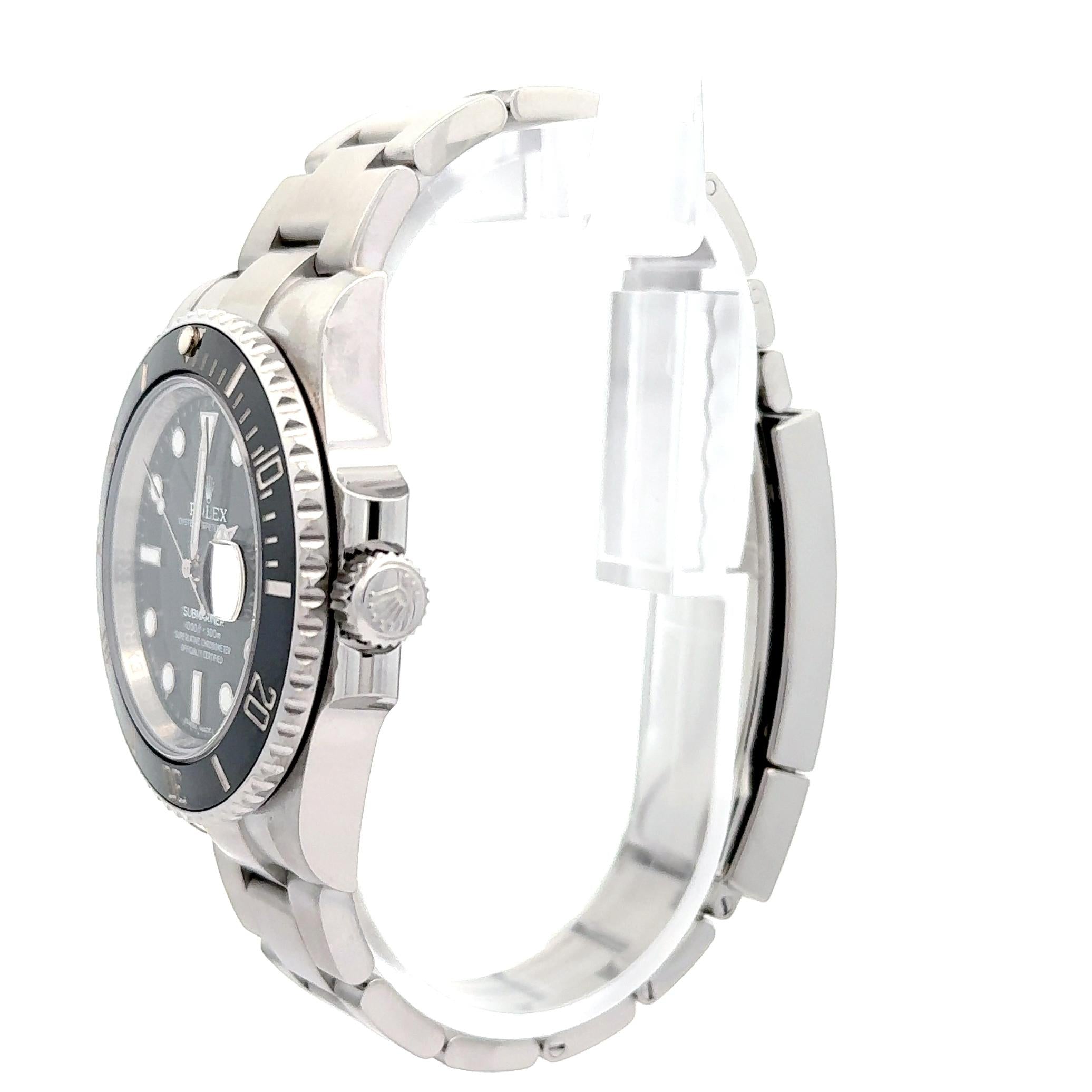 Rolex 2019 Submariner 116610LN Stainless Steel Watch w/ Box and Papers