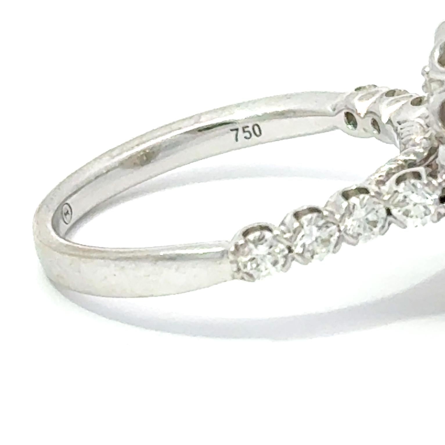 GIA Report 1.35ct Mod. Rectangular G/SI2 Diamond Engagement Ring Size 6.75