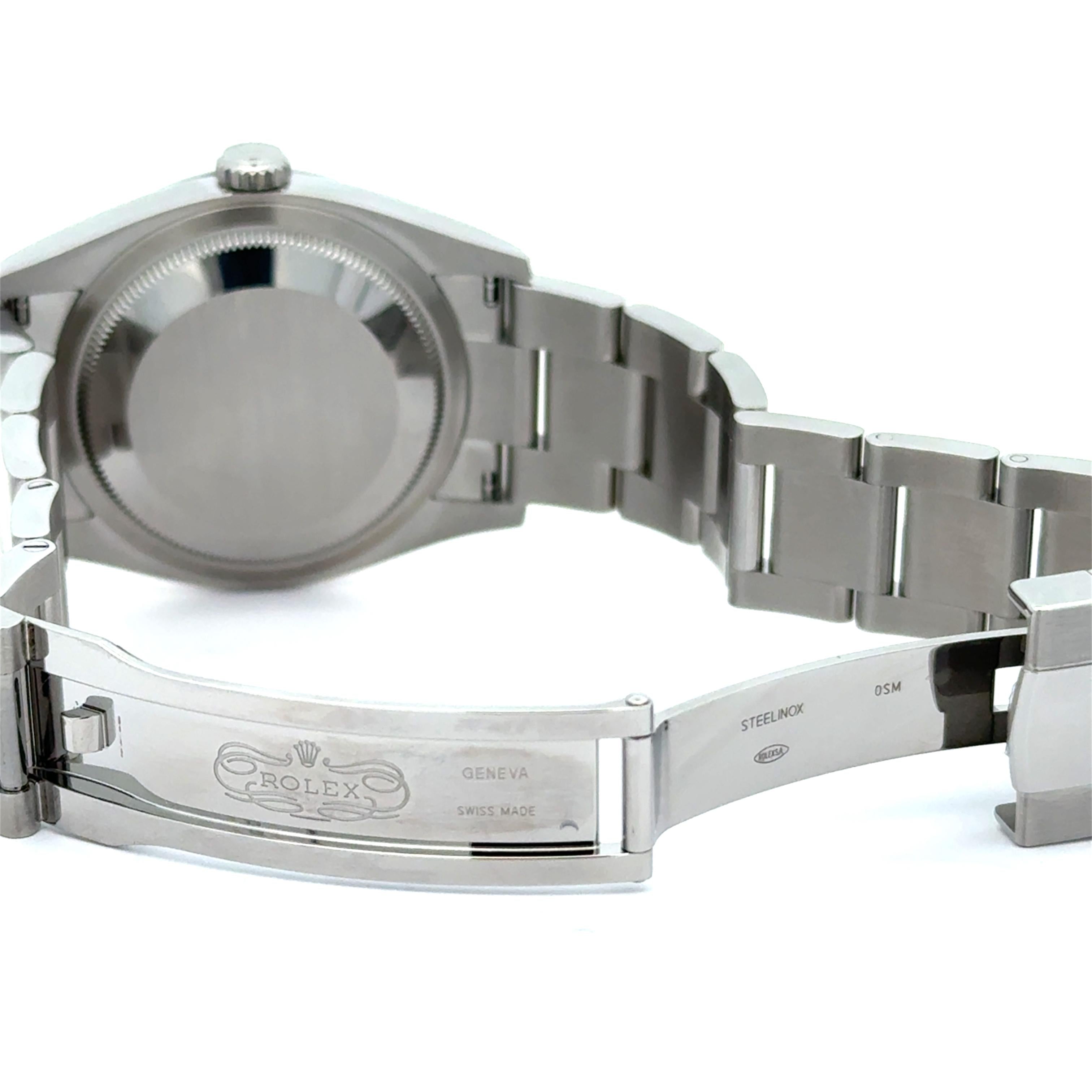 Rolex 2025 Datejust 126200 Blue Index Dial 36mm Oyster Watch w/ Box and Papers