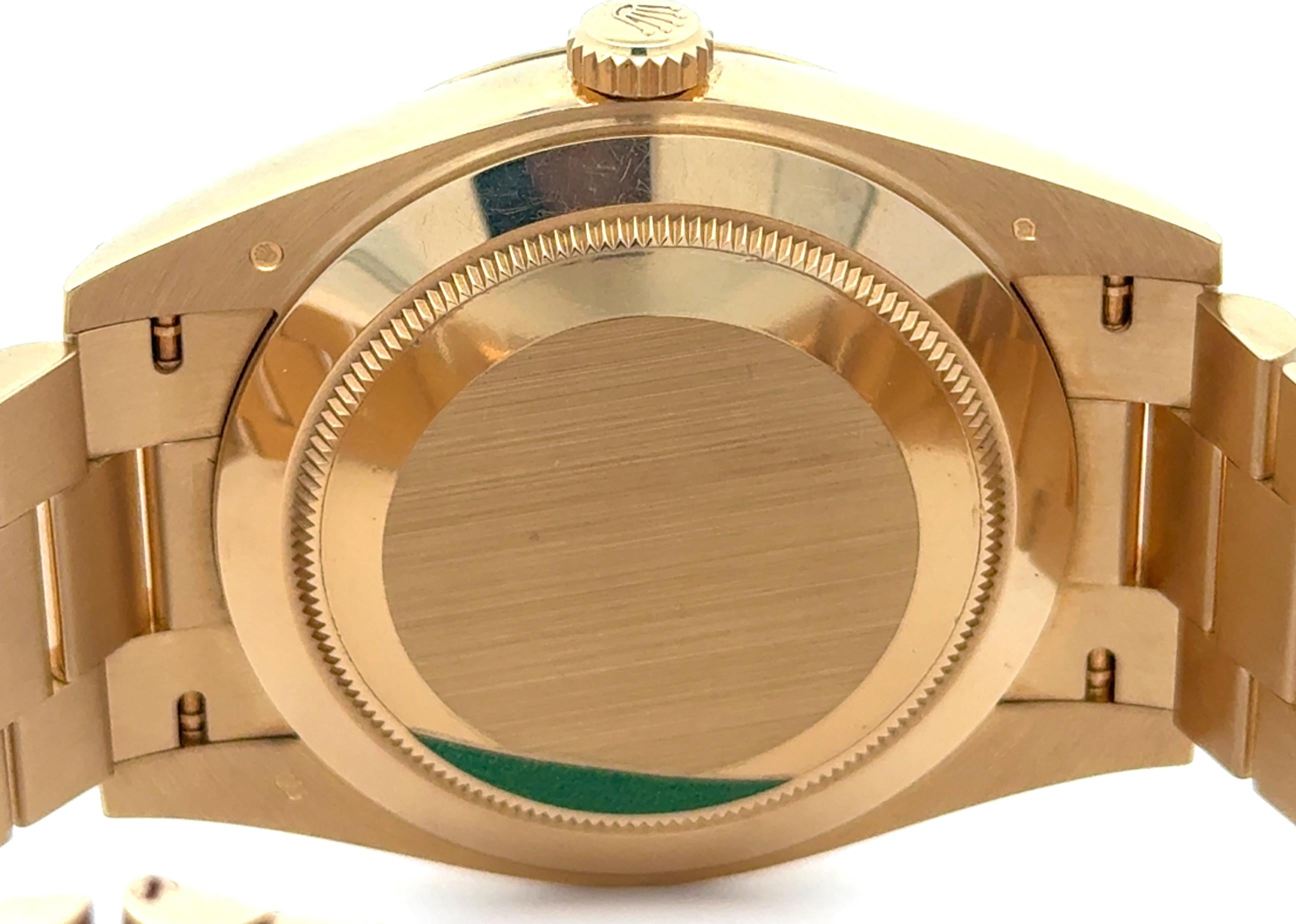 Rolex 2020 Day-Date 228238-0008 Yellow Gold Motif Dial Watch w/ Box and Papers