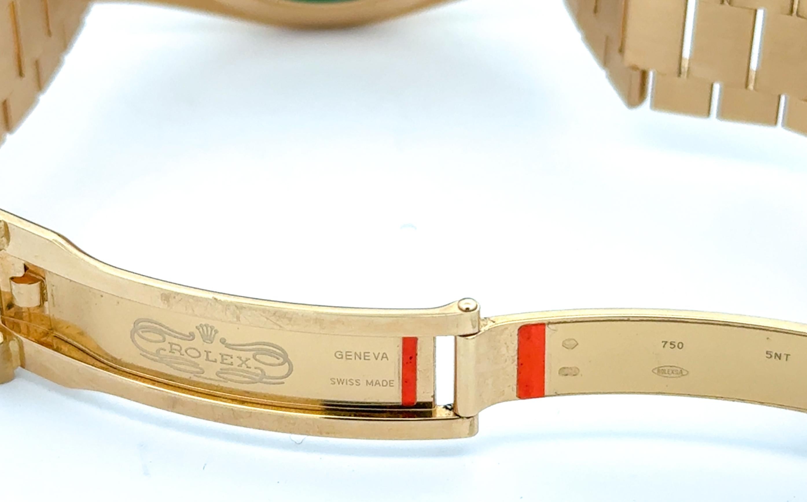 Rolex 2020 Day-Date 228238-0008 Yellow Gold Motif Dial Watch w/ Box and Papers