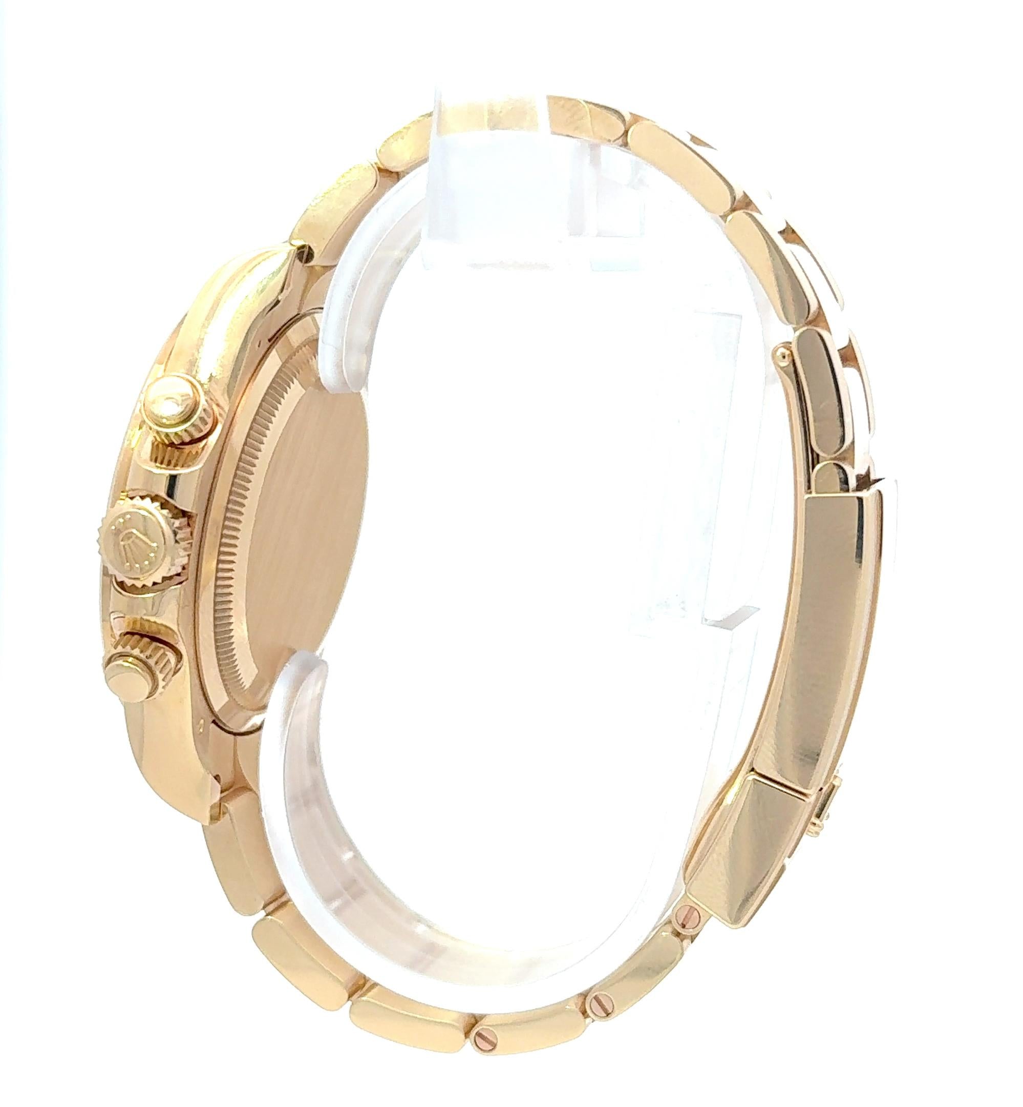 Rolex 2024 Daytona 126508 40mm Yellow Gold Black Dial Watch w/ Box and Papers