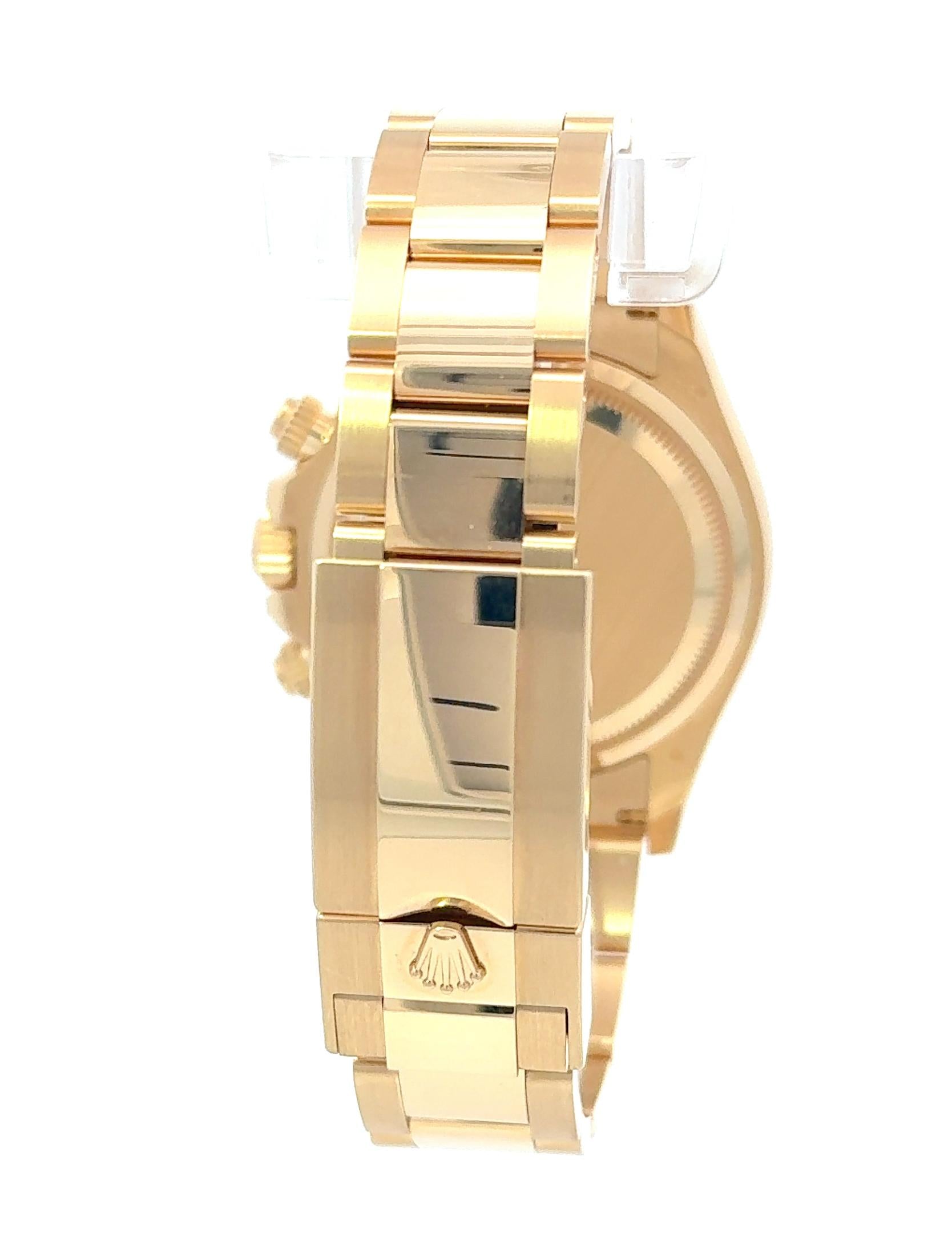 Rolex 2024 Daytona 126508 40mm Yellow Gold Black Dial Watch w/ Box and Papers